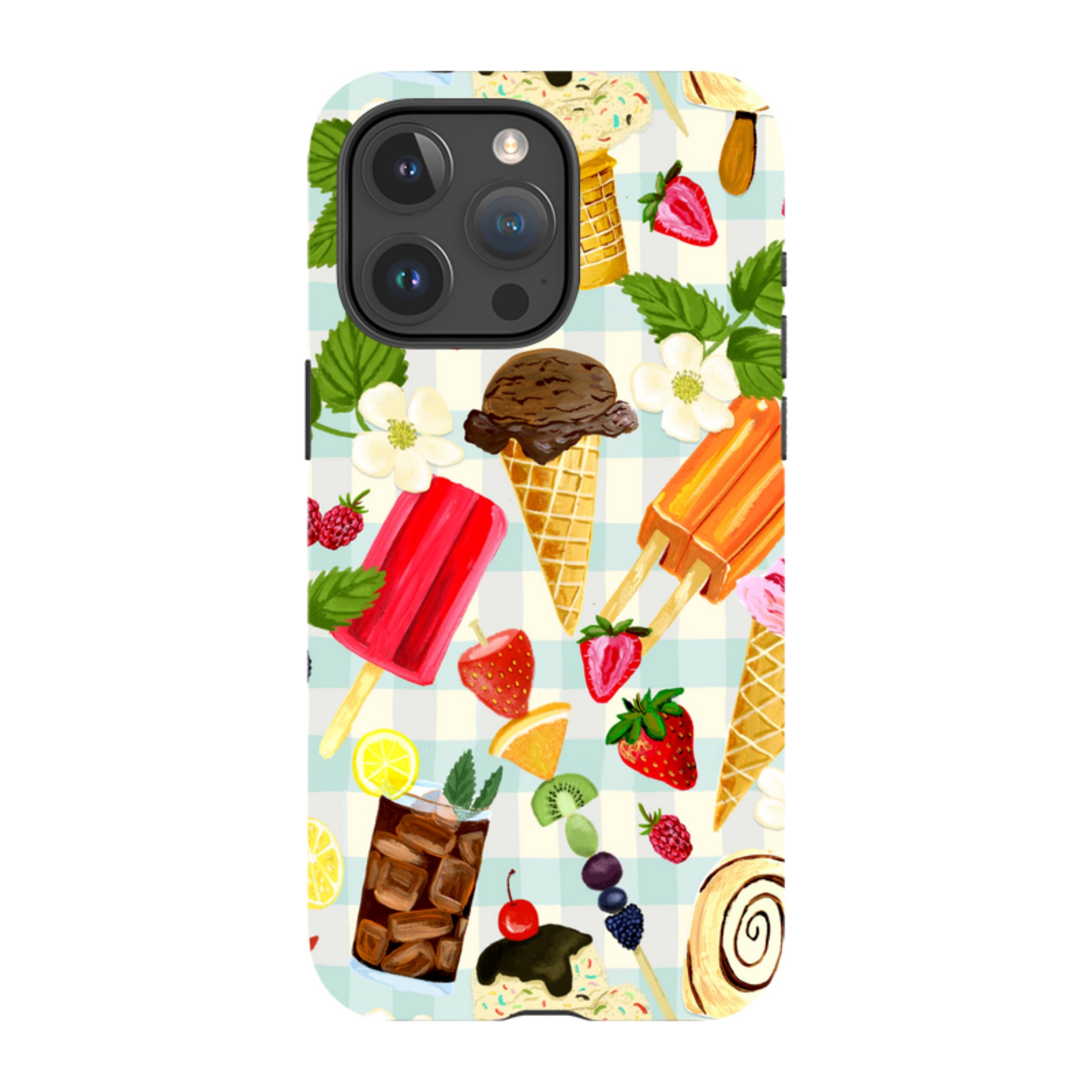 iPhone MagSafe Tough Case - Ice Floral By Abby Jacobs