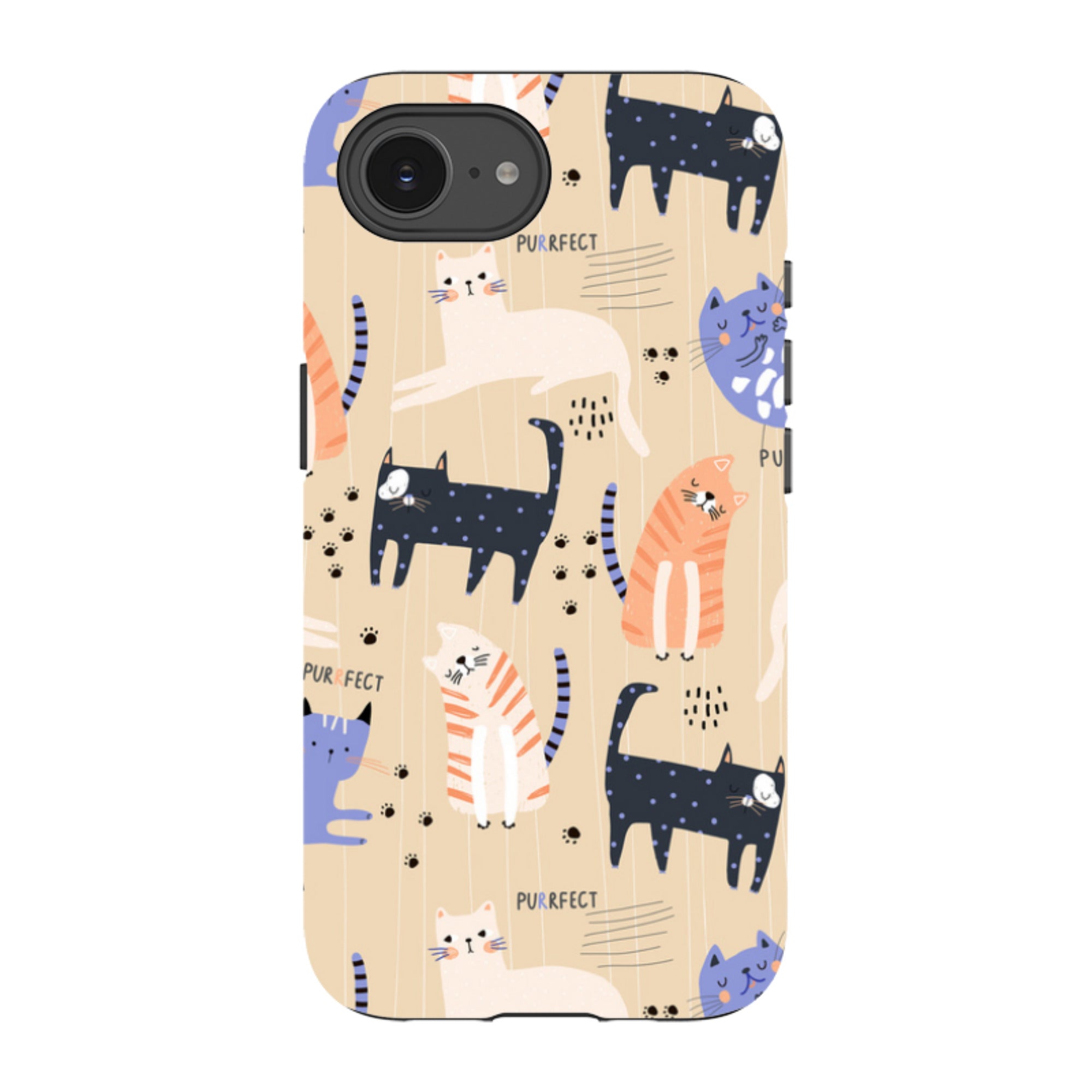 iPhone Tough Case - Purrfect