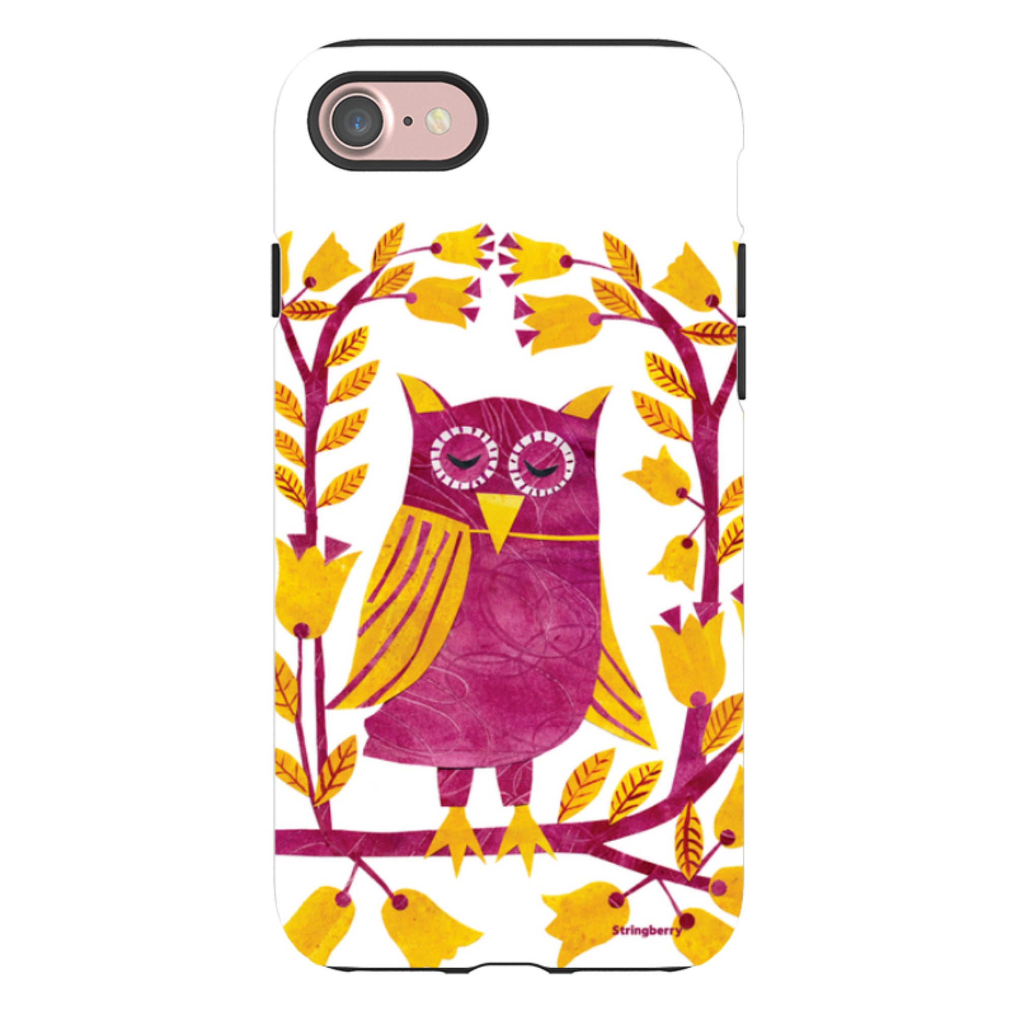 iPhone Tough Case - Folk Owl By Tracey English