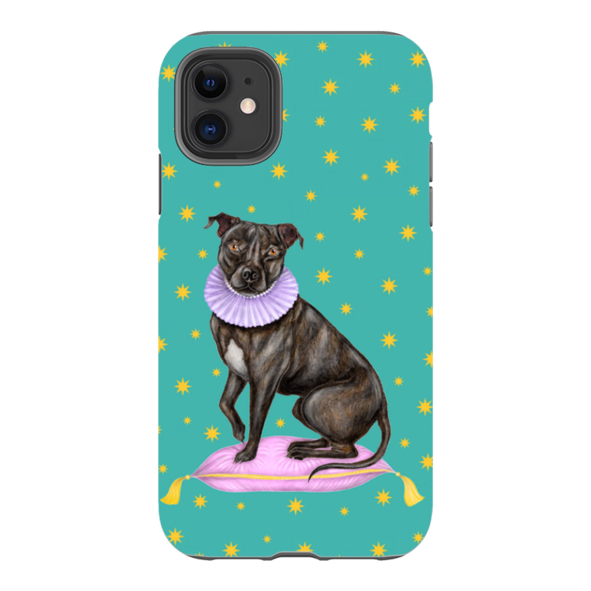 iPhone Tough Case - Staffy By Catherine Rowe