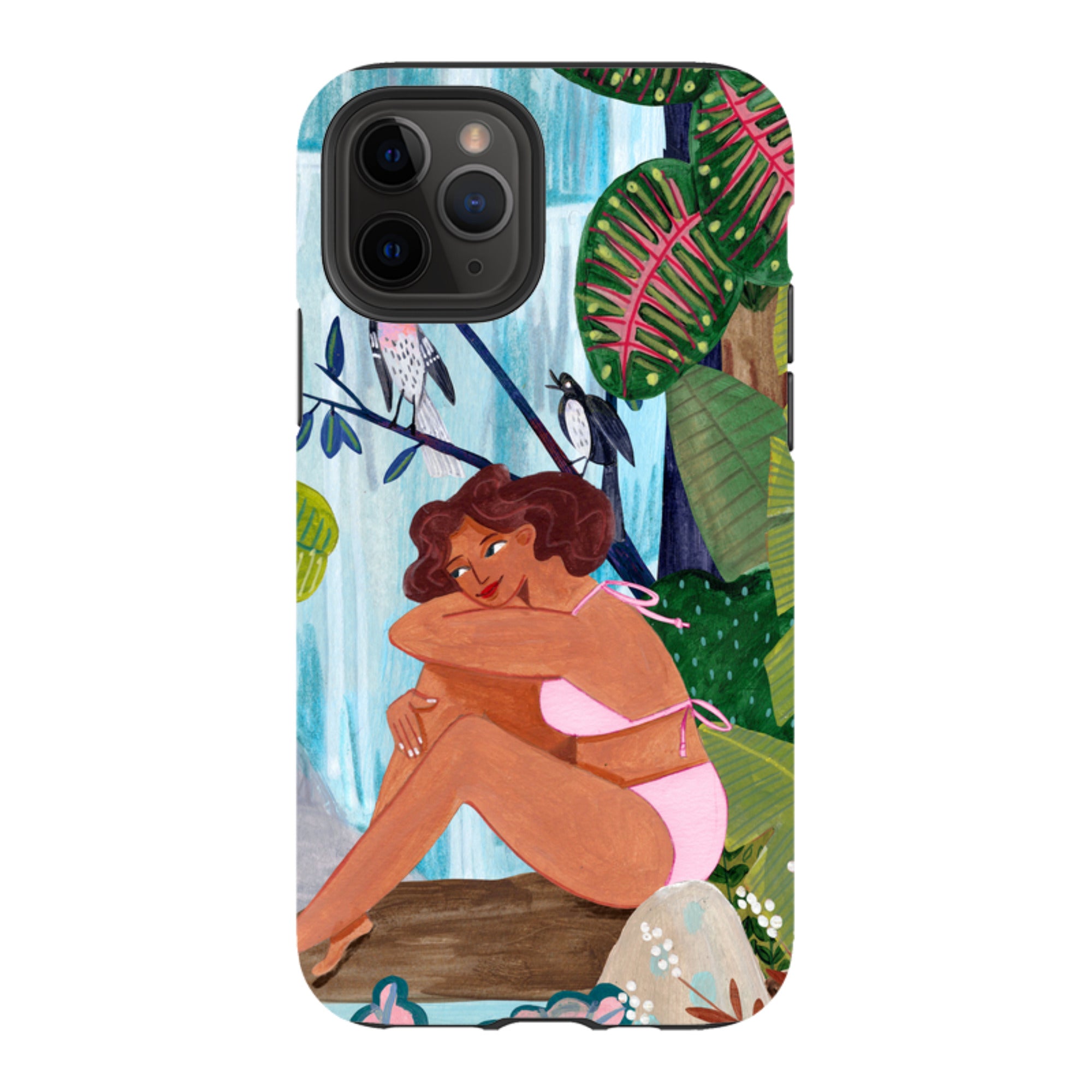 iPhone Tough Case - Waterfall By Caroline Bonne Muller