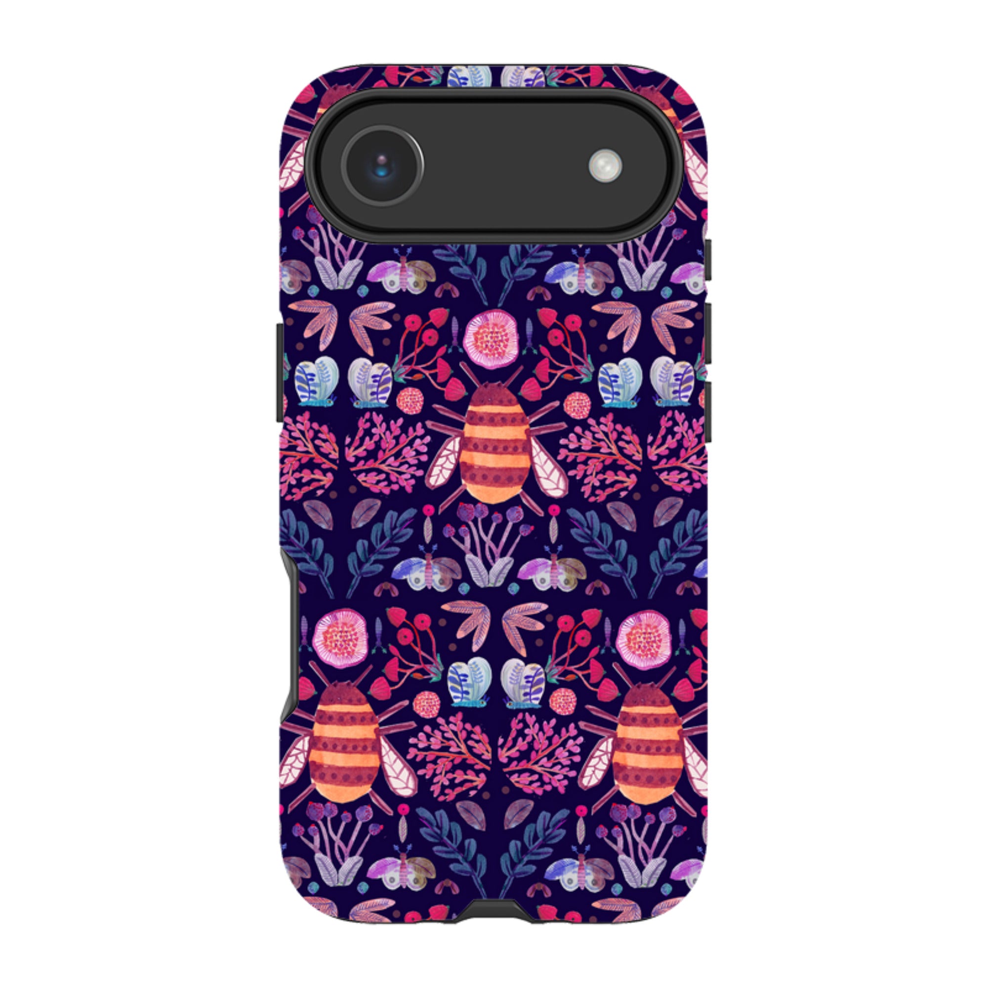 iPhone Tough Case - Botanics and Insects By Gabriela Larios