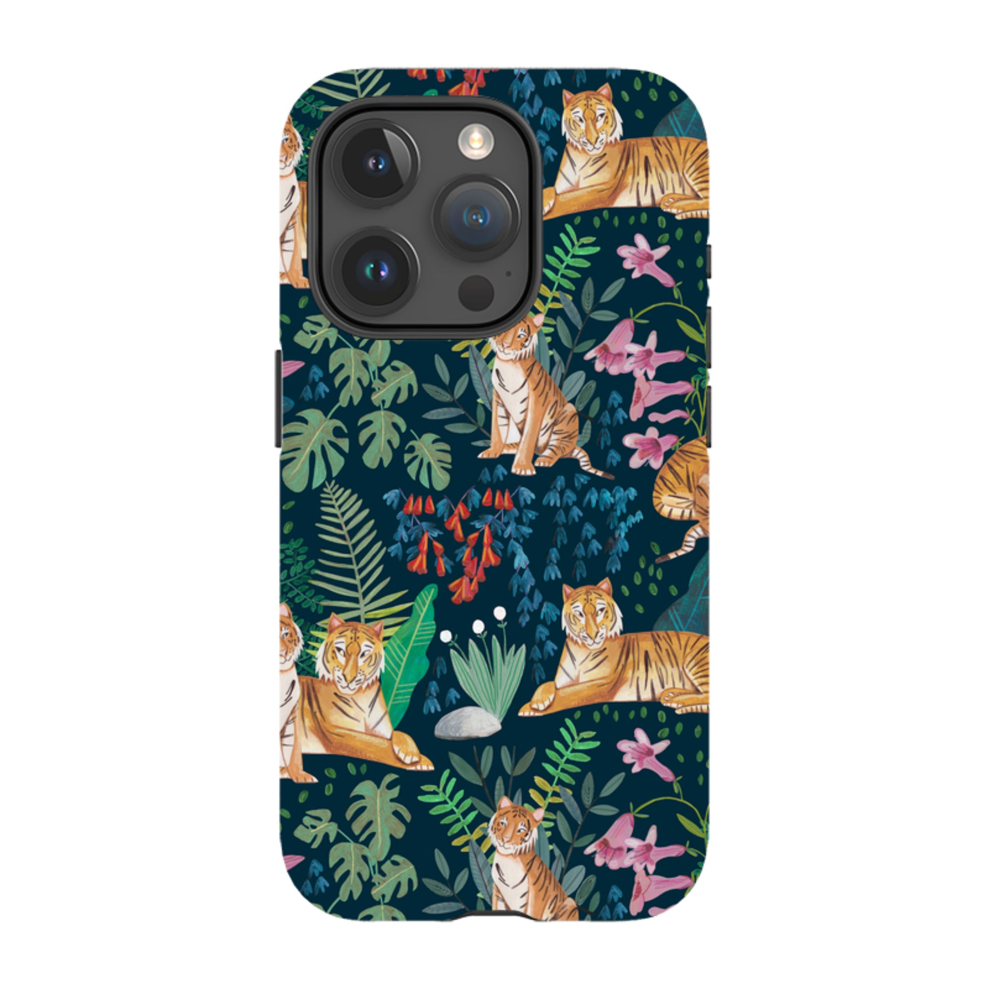 iPhone MagSafe Tough Case -  Tiger Pattern II By Caroline Bonne Muller