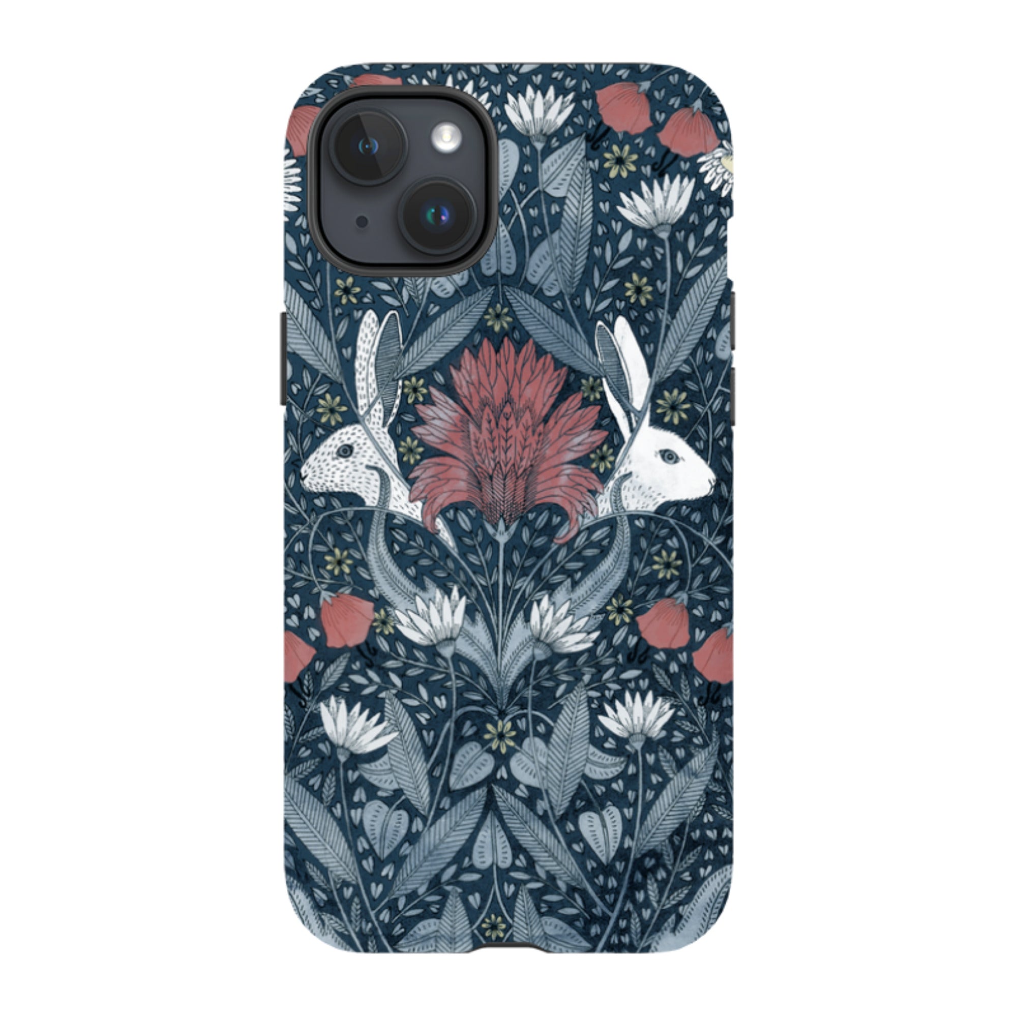 iPhone Tough Case - Two Rabbits By Maria Matos
