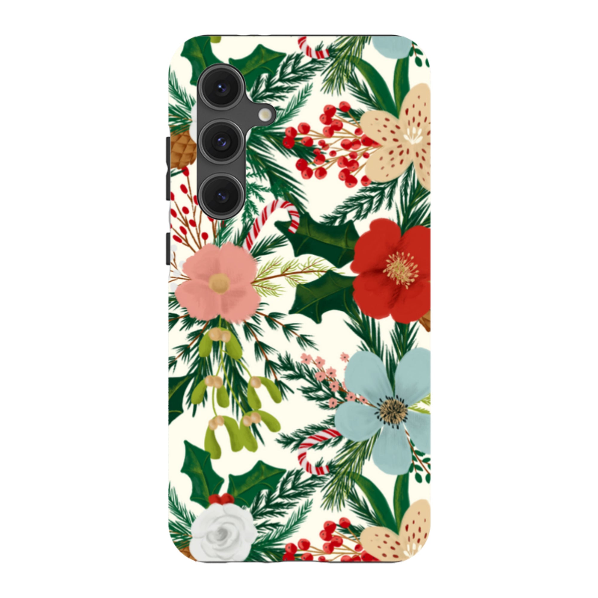 Samsung Tough Case - Christmas Florals By Abby Jacobs