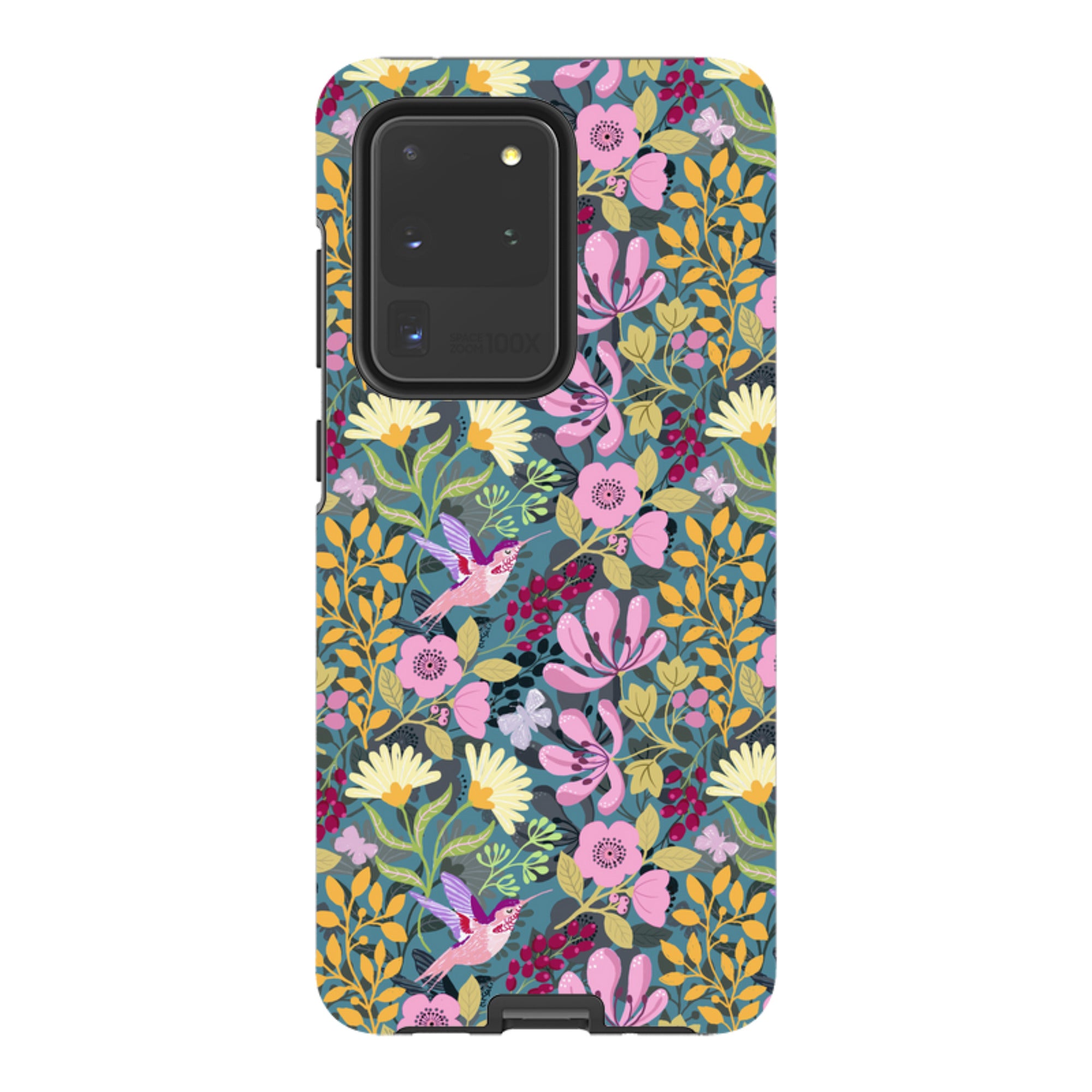 Samsung Tough Case - Hummingbird Pattern By Bex Parkin