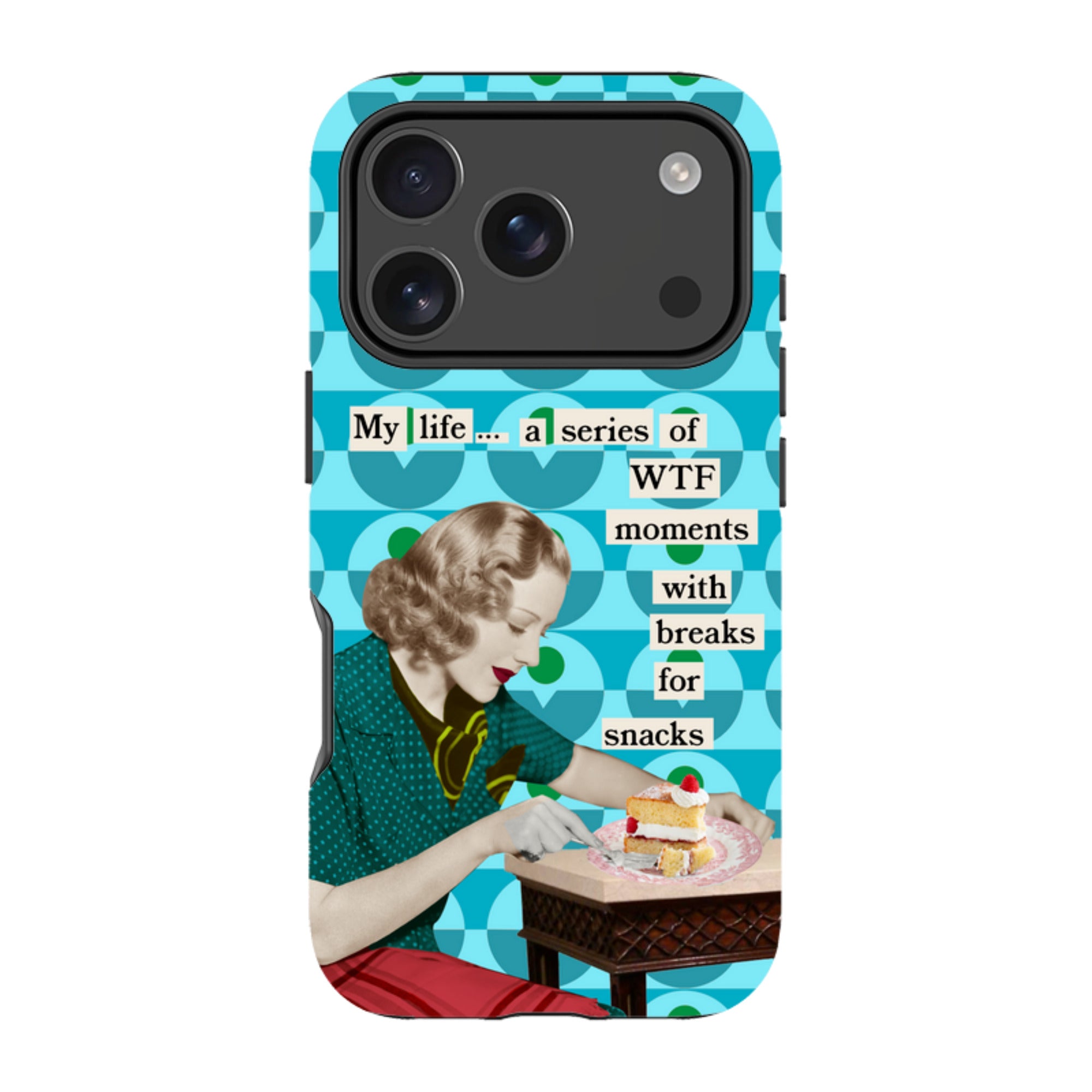 iPhone Tough Case - WTF By Clare Jordan