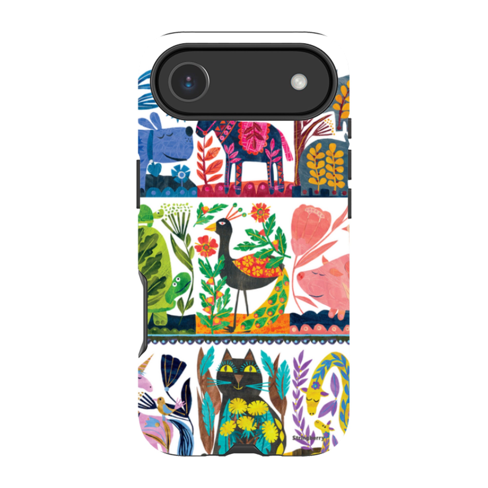 iPhone MagSafe Tough Case - Folk Colour By Tracey English