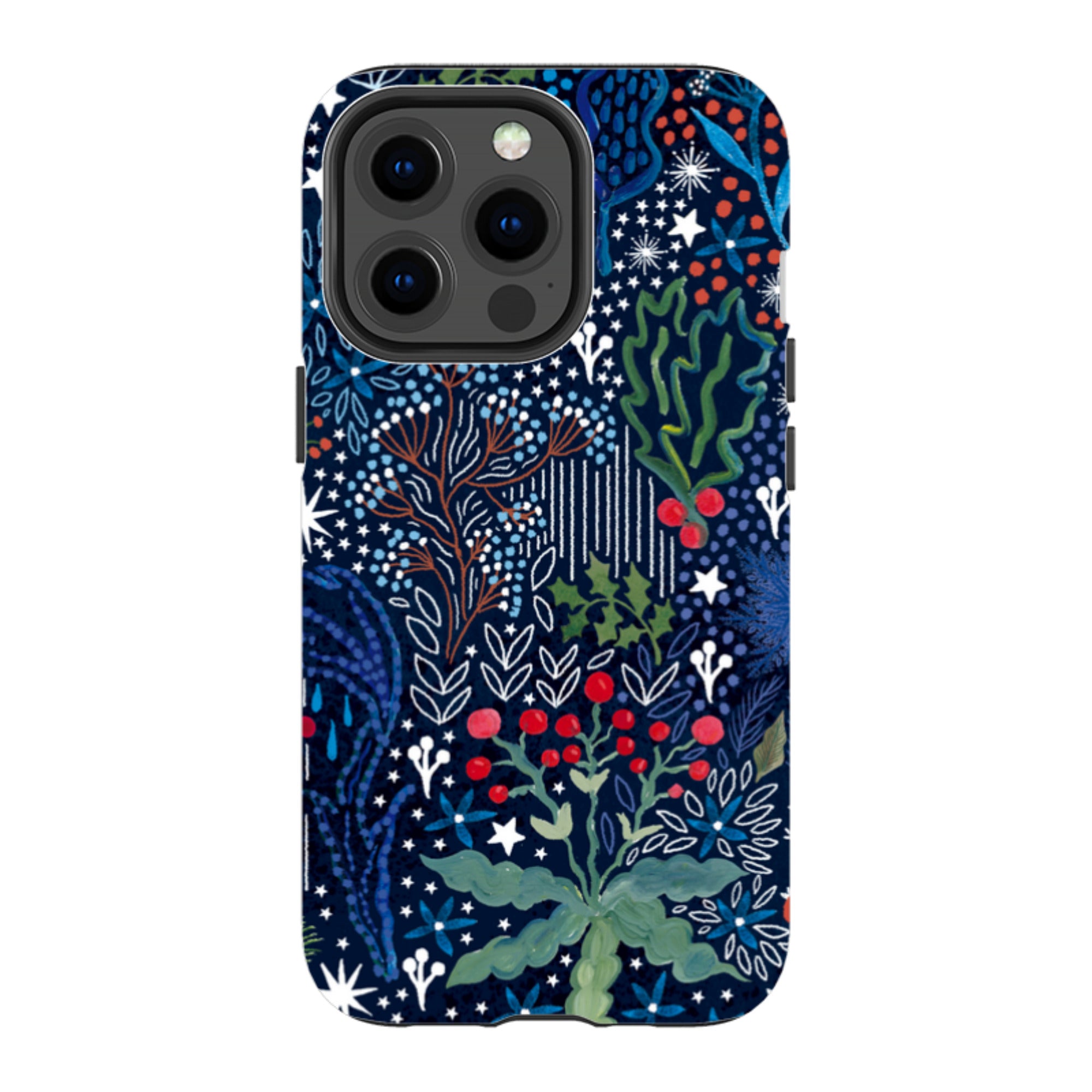 iPhone MagSafe Tough Case - Winter Flowers I By Emma Frances Grant