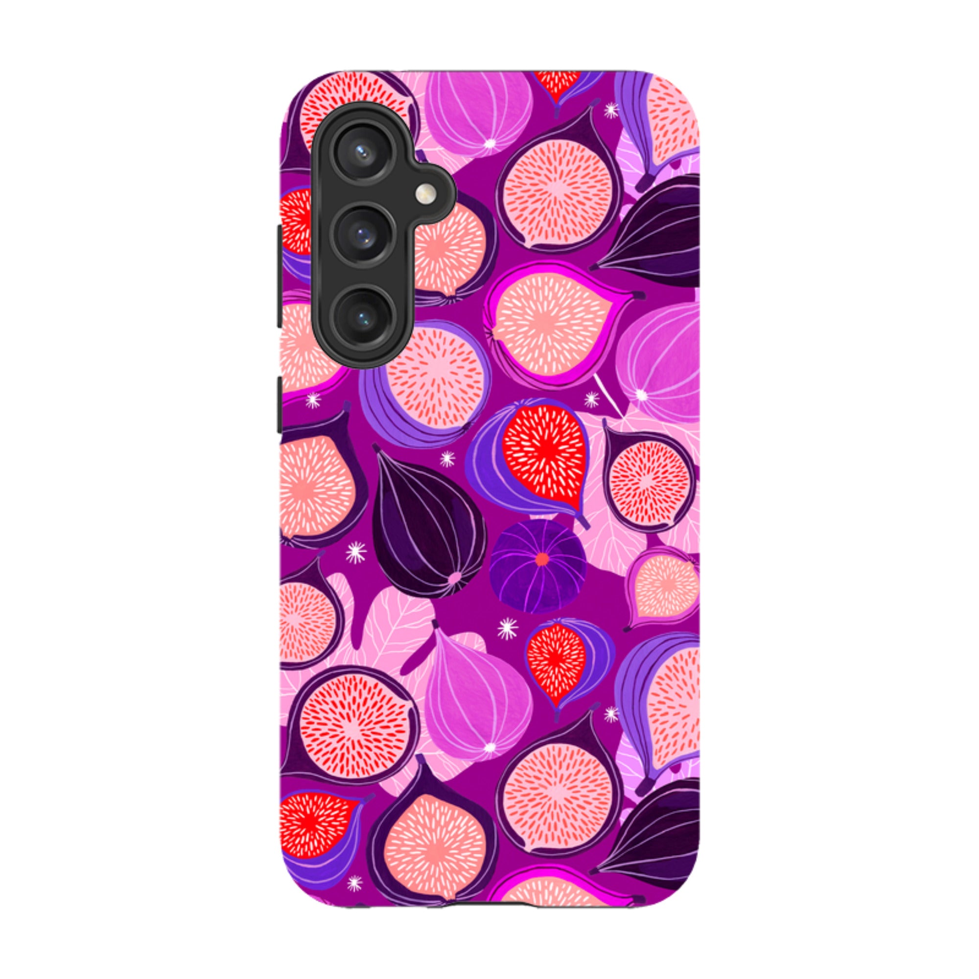 Samsung Tough Case - Ficolino Purple Pattern By Madalina Andronic
