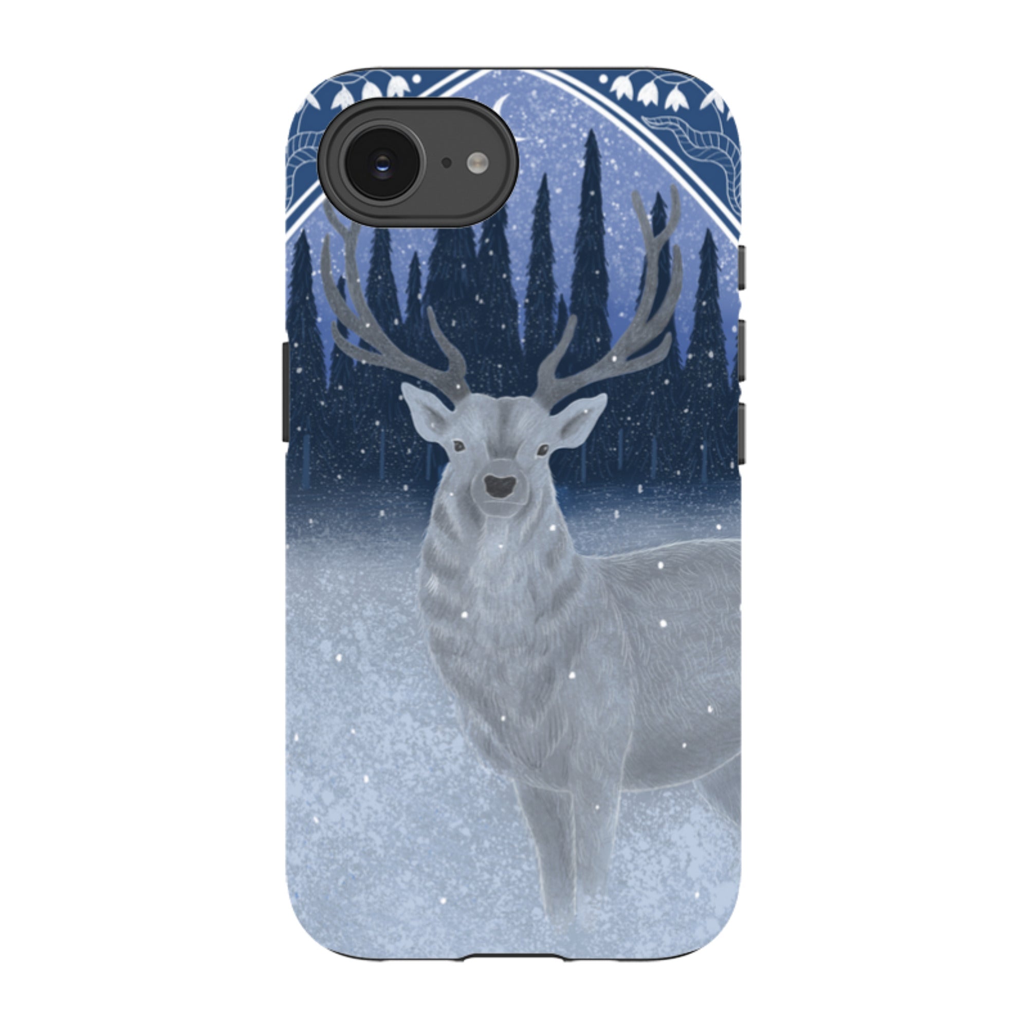 iPhone Tough Case - Winter Stag By Bex Parkin