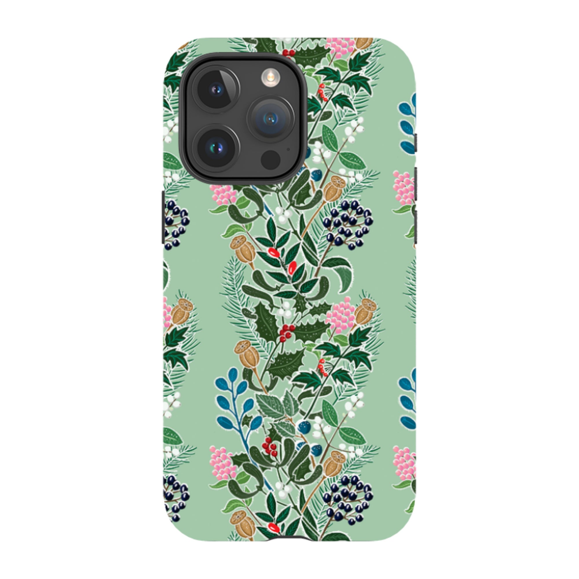 iPhone Tough Case - Winter Hedge-1 By kate Heiss