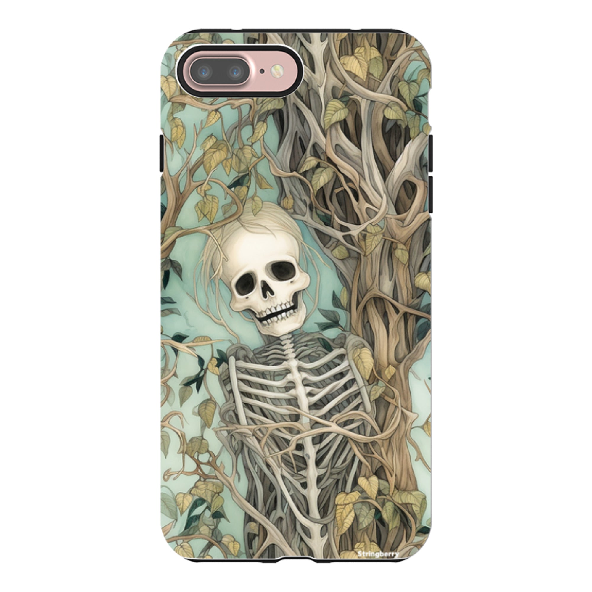 iPhone Tough Case - Skeletal Floral