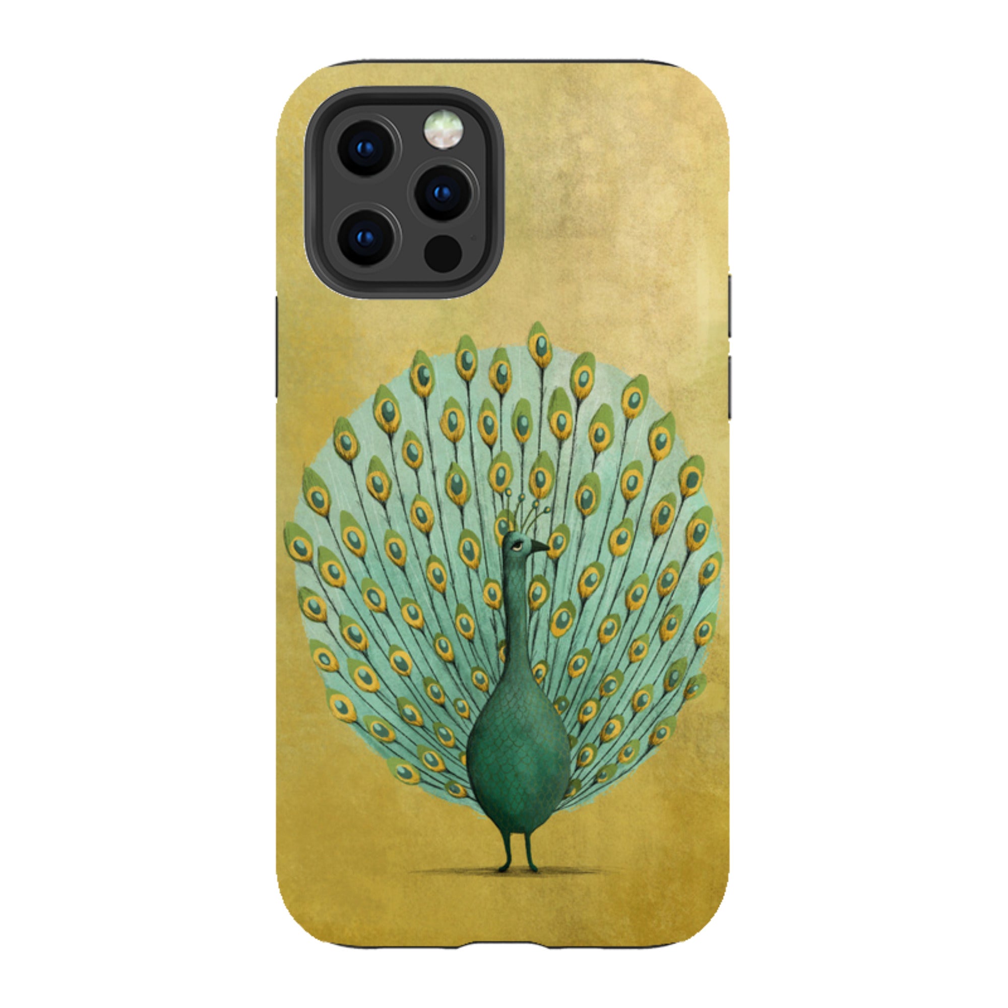 iPhone Tough Case - Peacock By Maja Lindberg