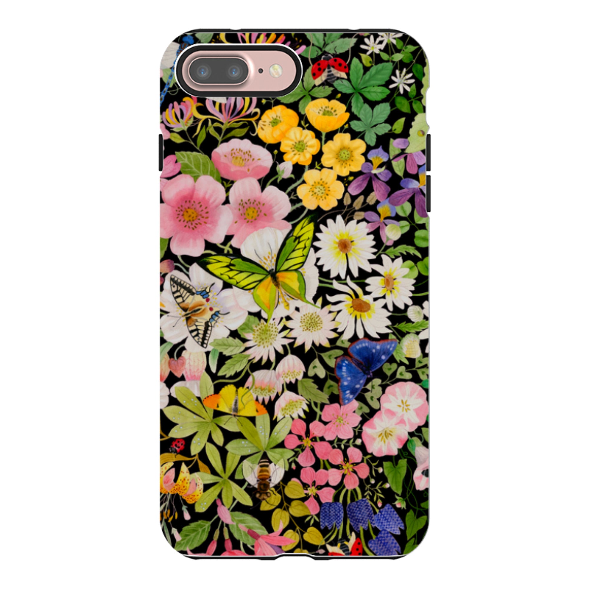 iPhone Tough Case - Wild Flowers By Bex Parkin