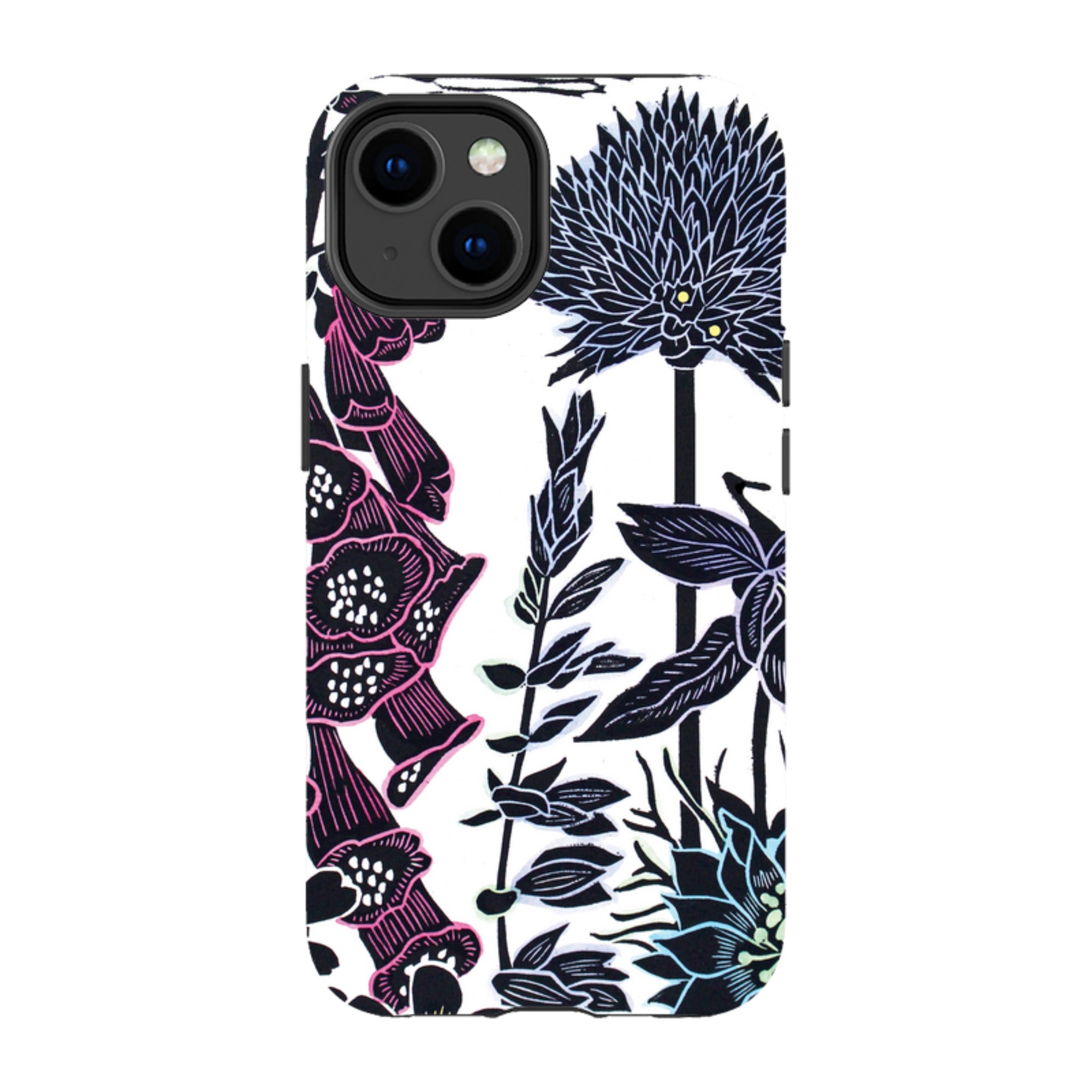 iPhone Tough Case - Foxgloves By Kate Heiss