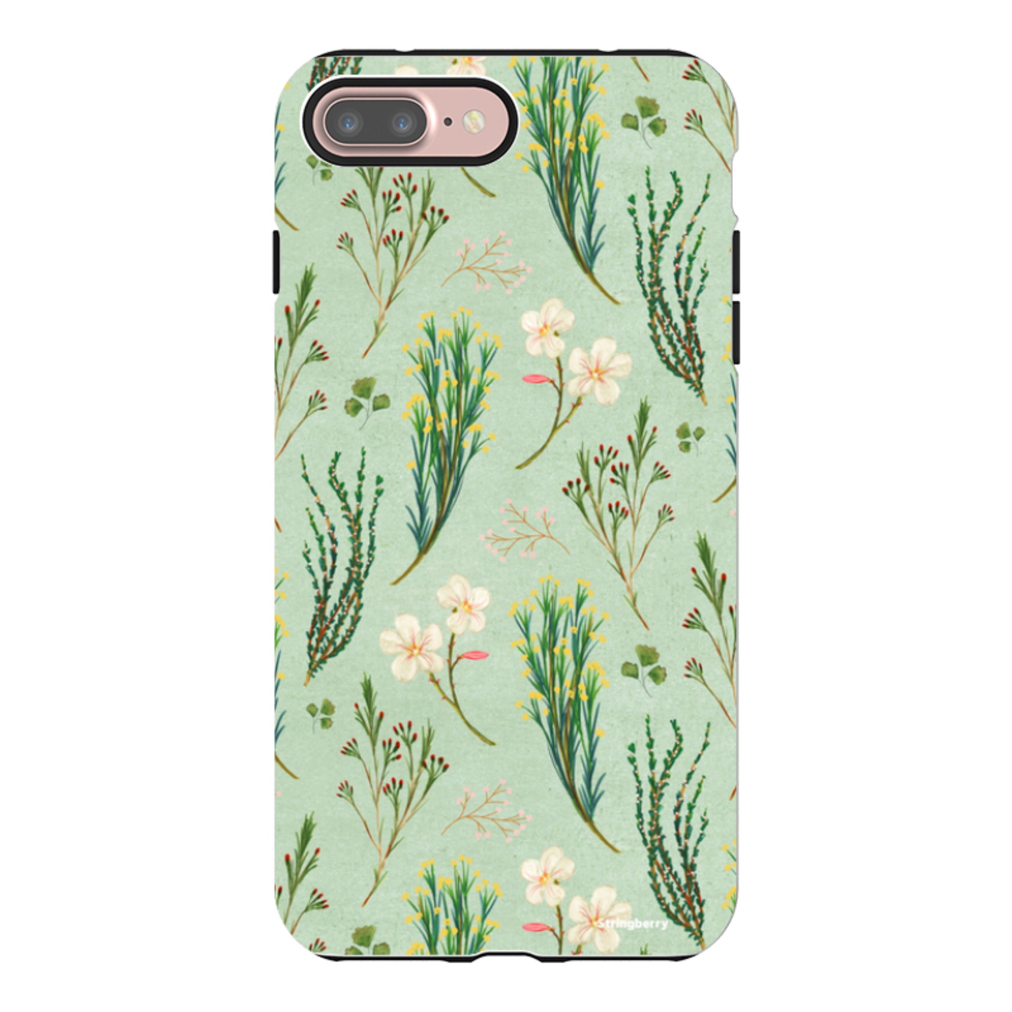 iPhone Tough Case - Wild Flowers By Katherine Quinn