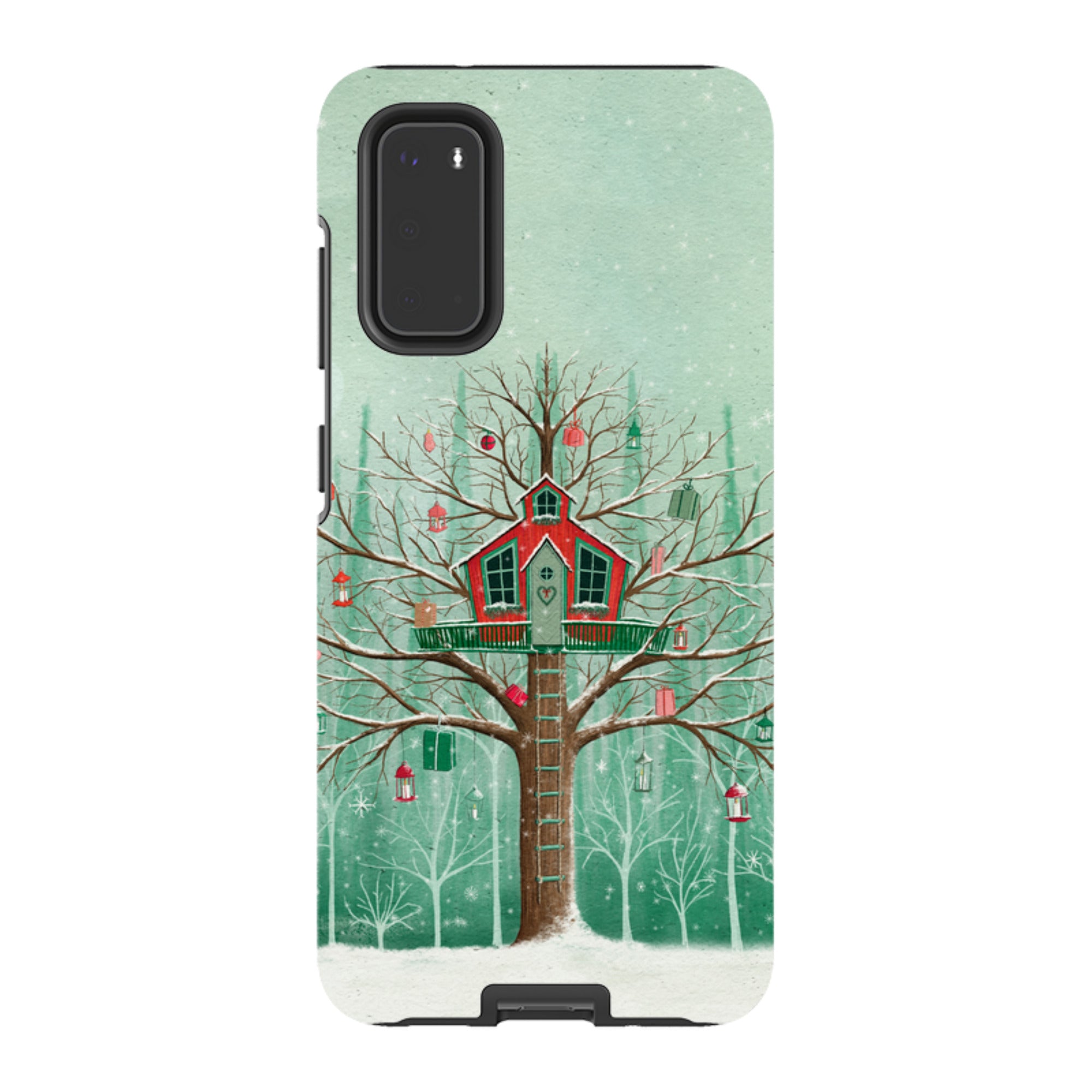 Samsung Tough Case - Christmas Tree House By Maja Lindberg