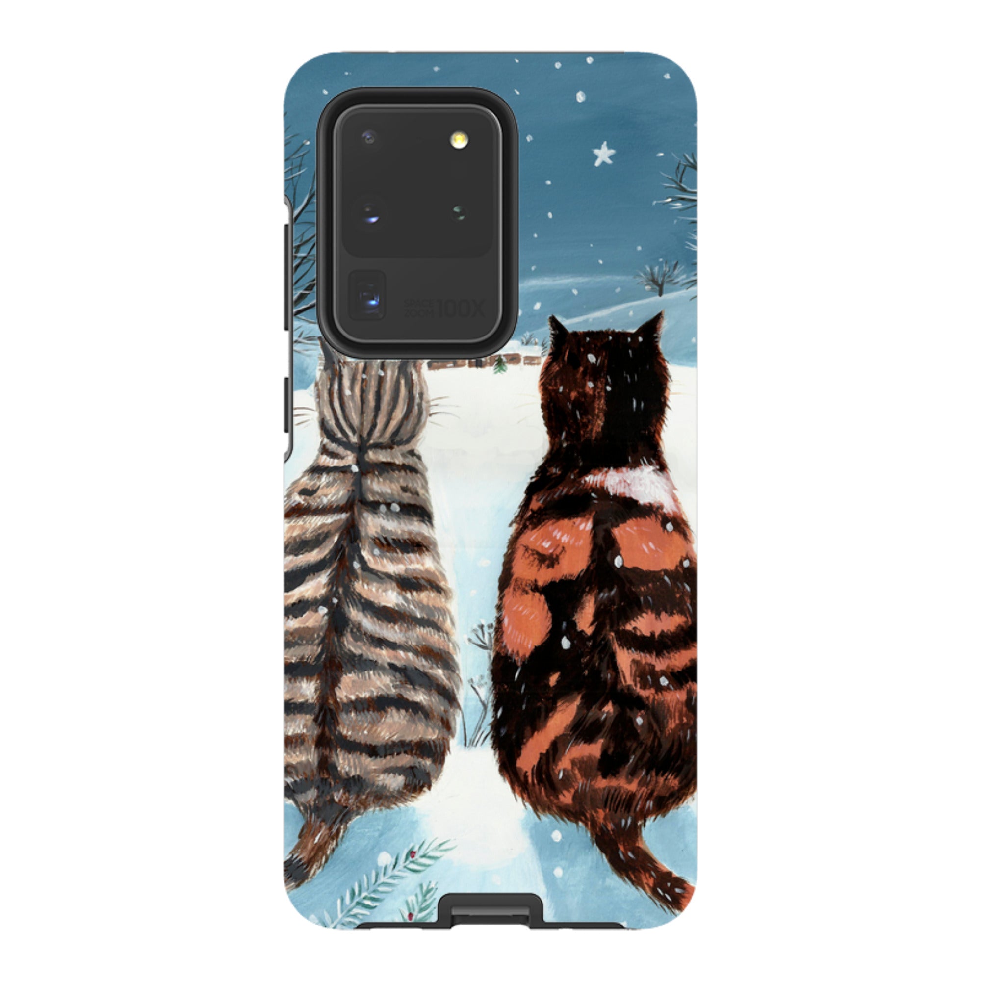 Samsung Tough Case - Cat Xmas By Mary Stubberfield