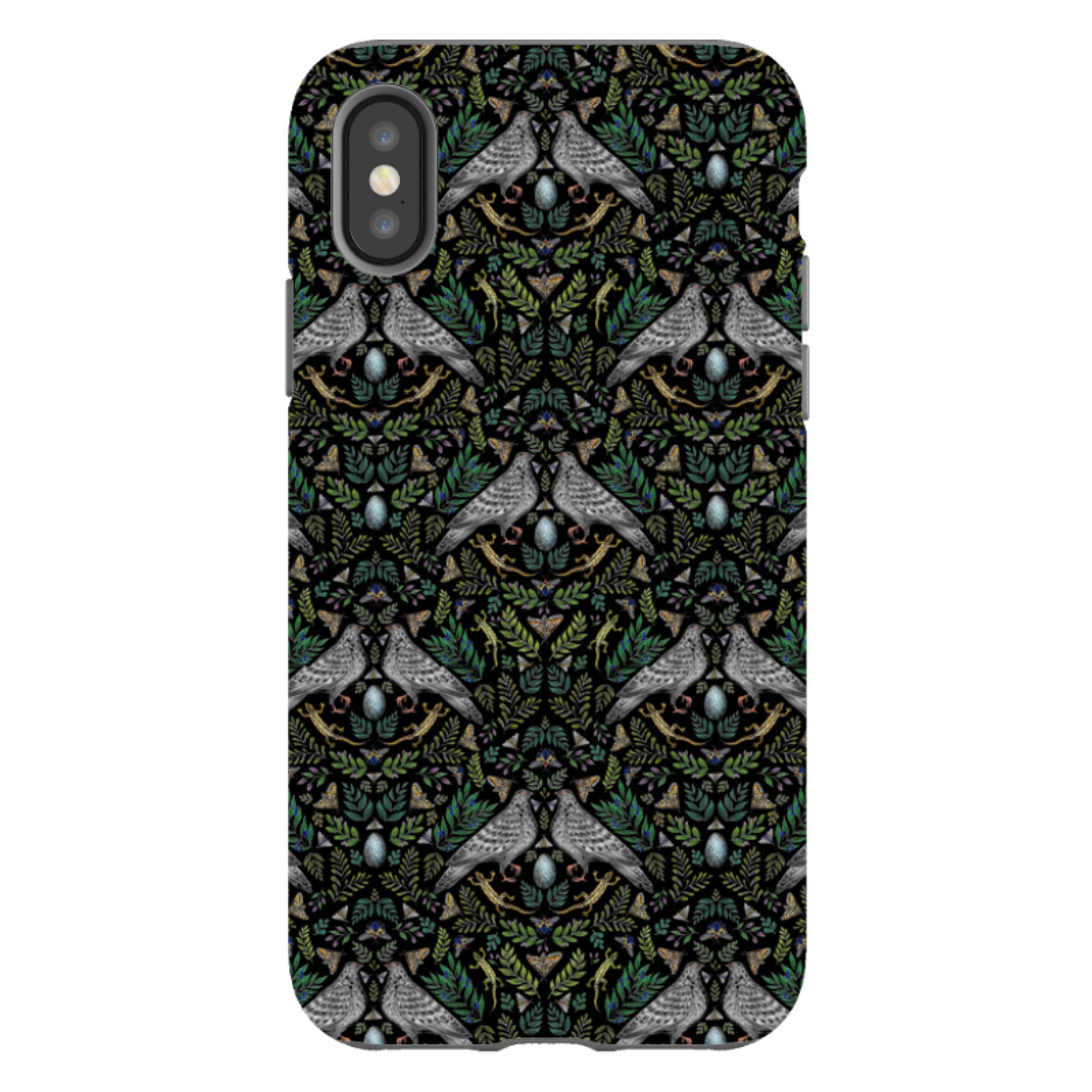 iPhone Tough Case - Dove Pattern By Catherine Rowe