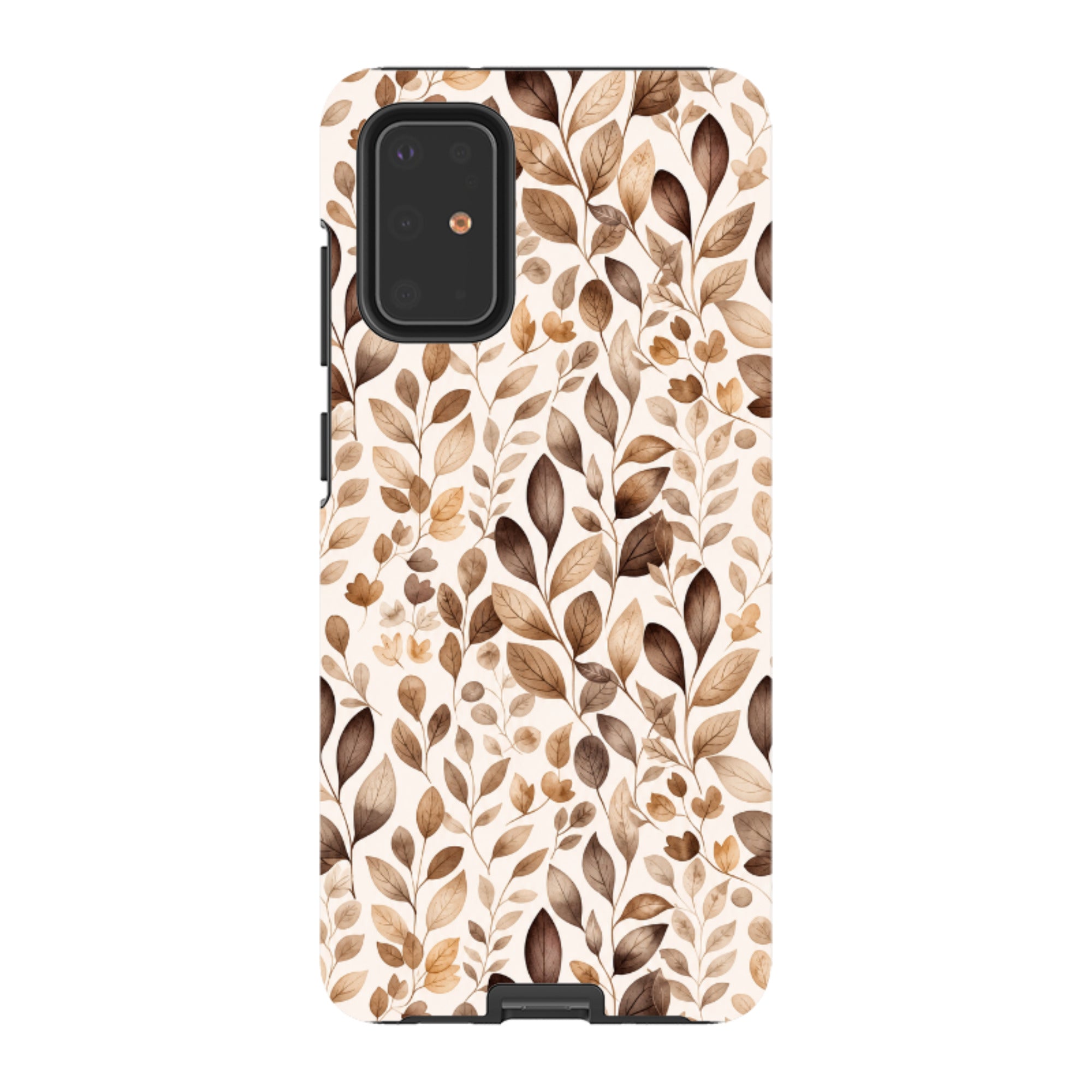Samsung Tough Case - Beige Aesthetic Leaves