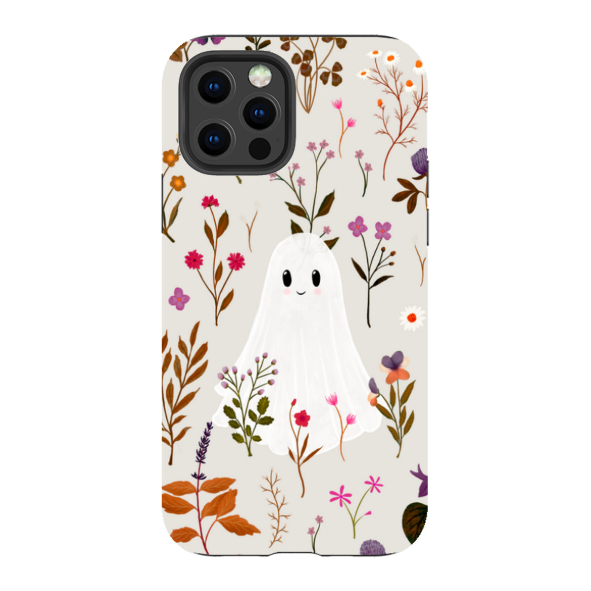 iPhone Tough Case - Ghost in the Garden - Stone Multi By Katherine Quinn