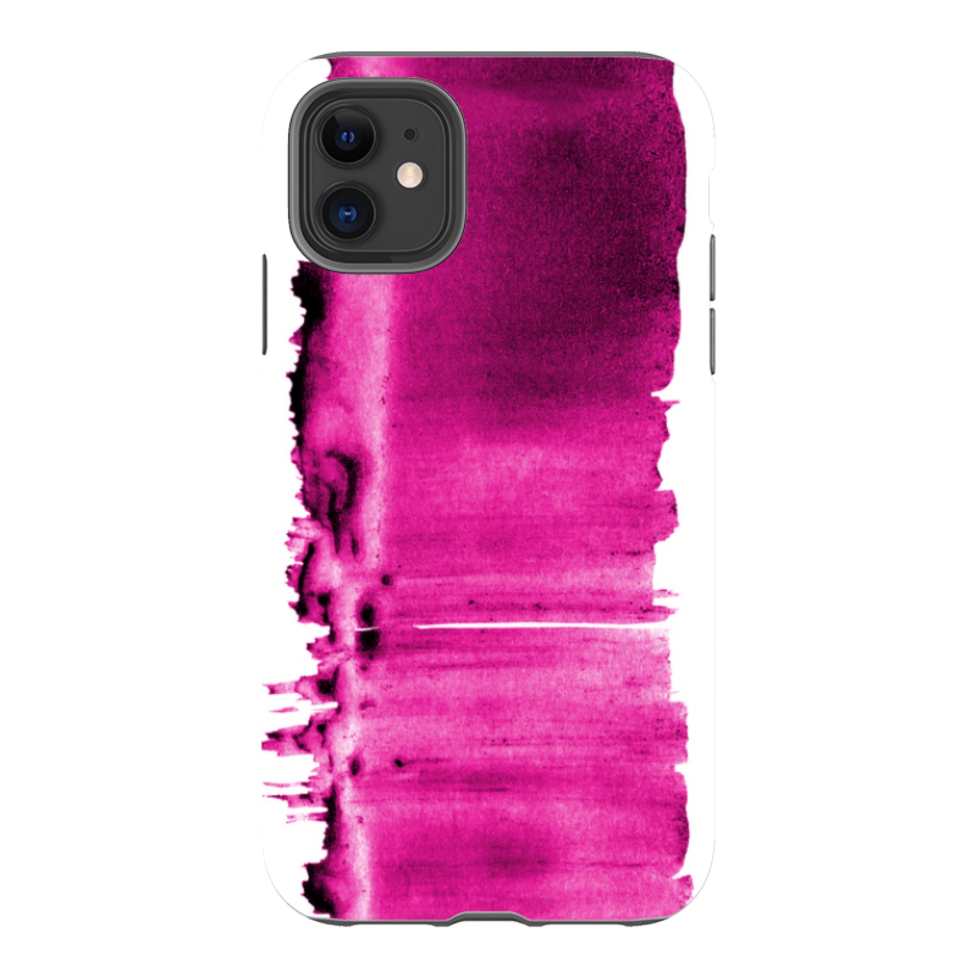 iPhone Tough Case - Pink Ink By Kitty Joseph
