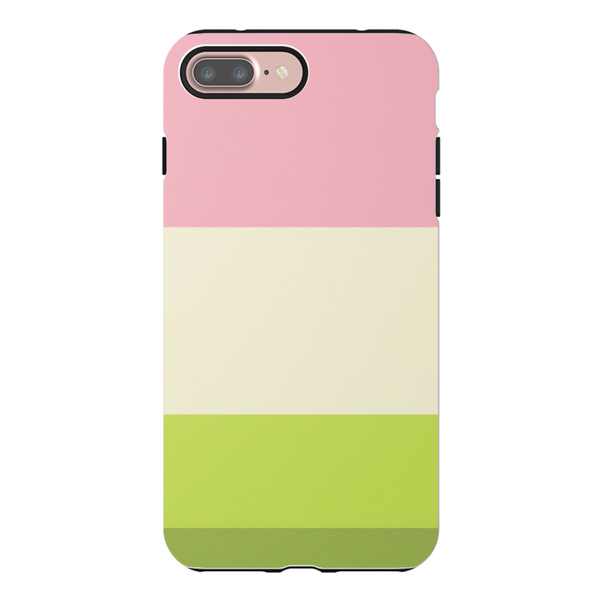 iPhone Tough Case - Pink & Sage Green