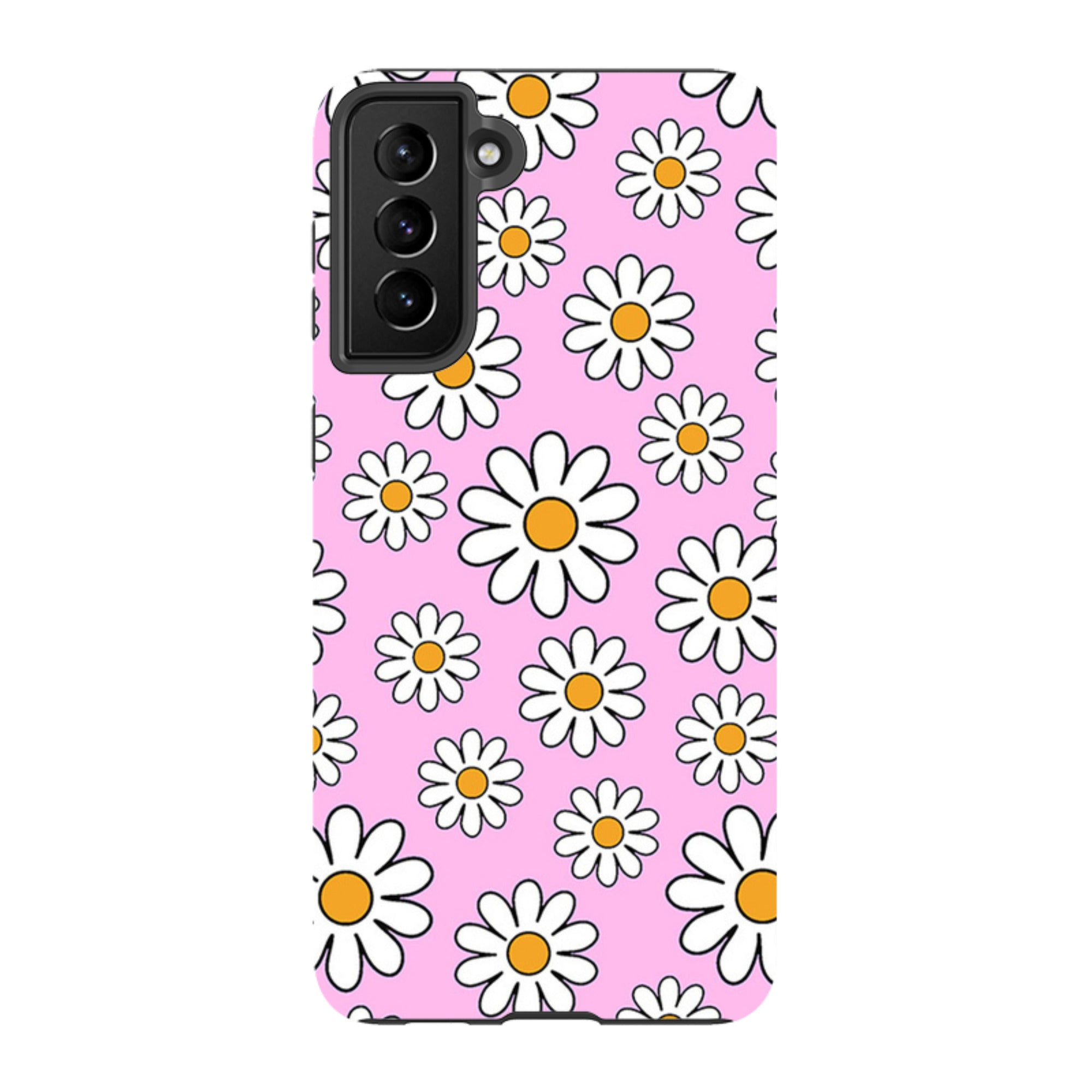 Samsung Tough Case - Pink Daises