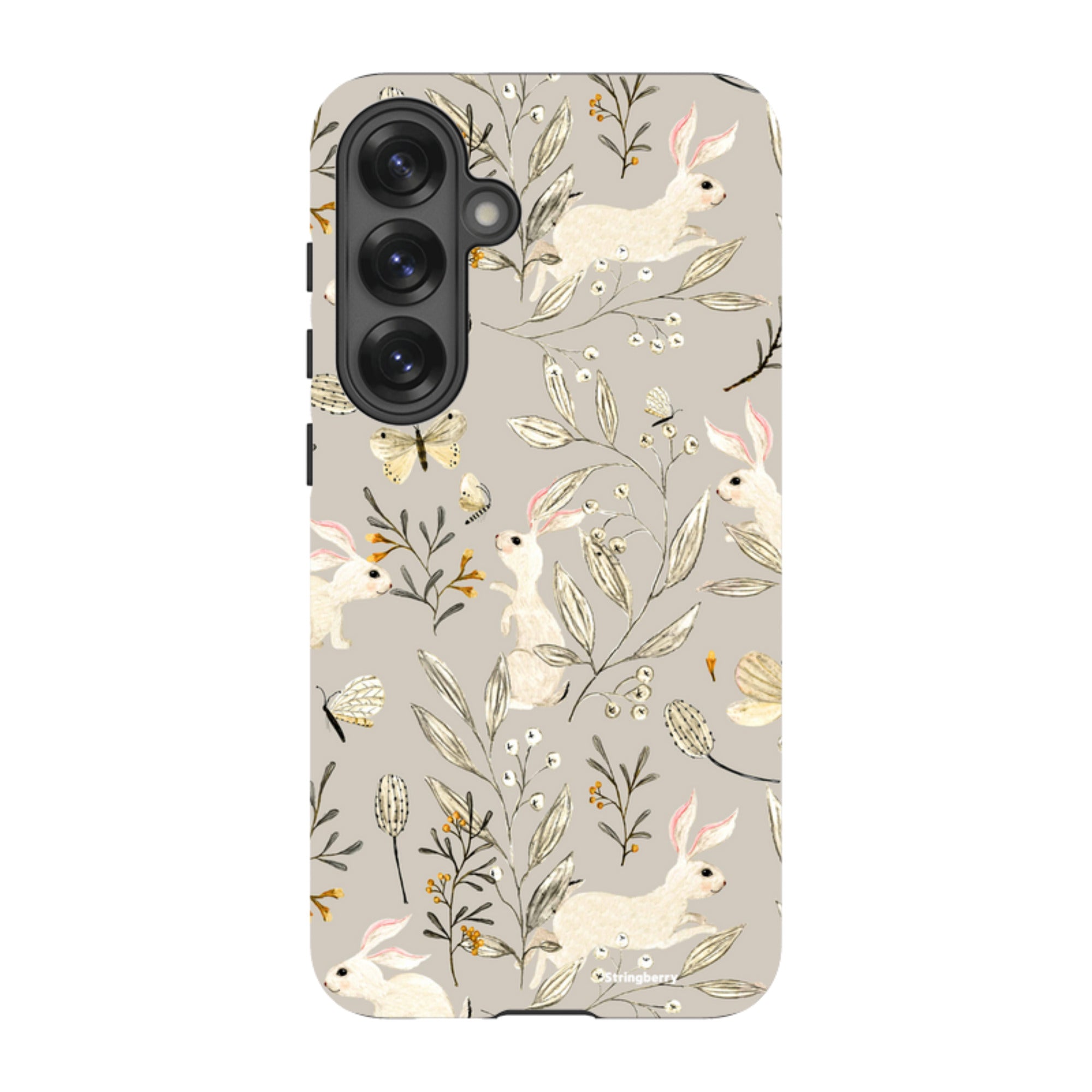 Samsung Tough Case - Bunnies Grey By Katherine Quinn