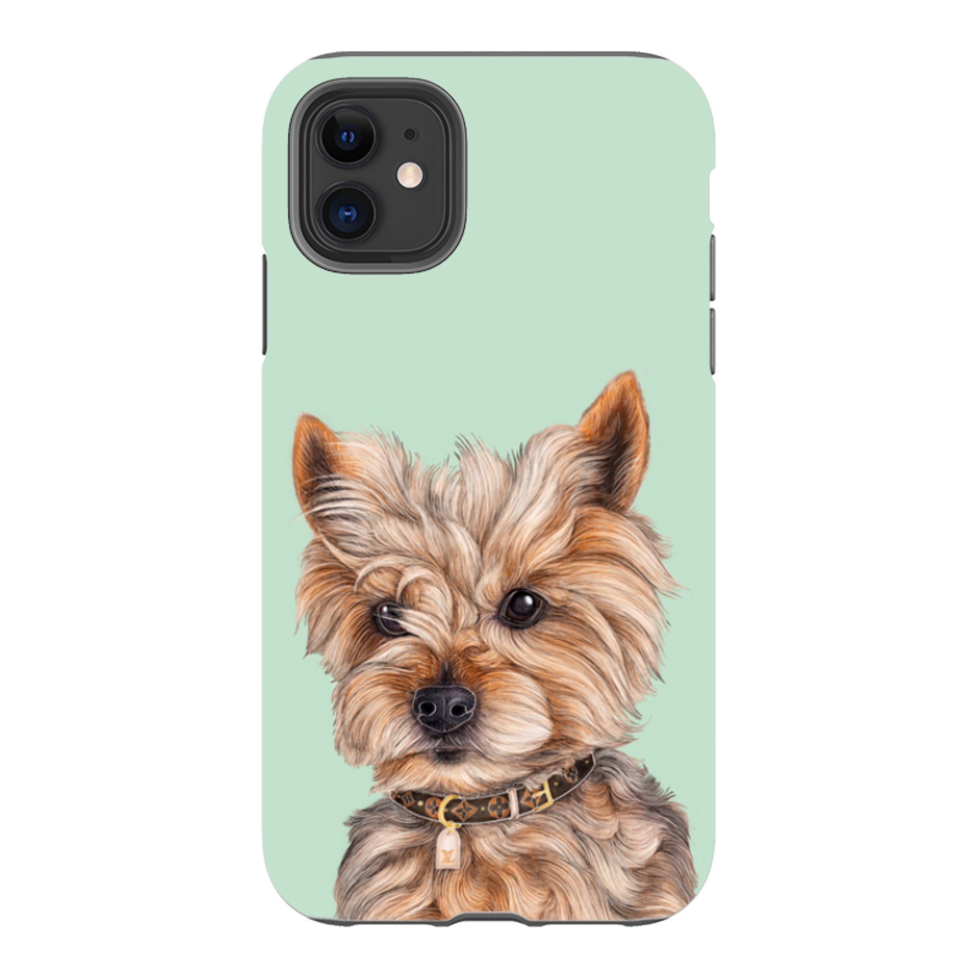 iPhone Tough Case - Yorkie By Catherine Rowe