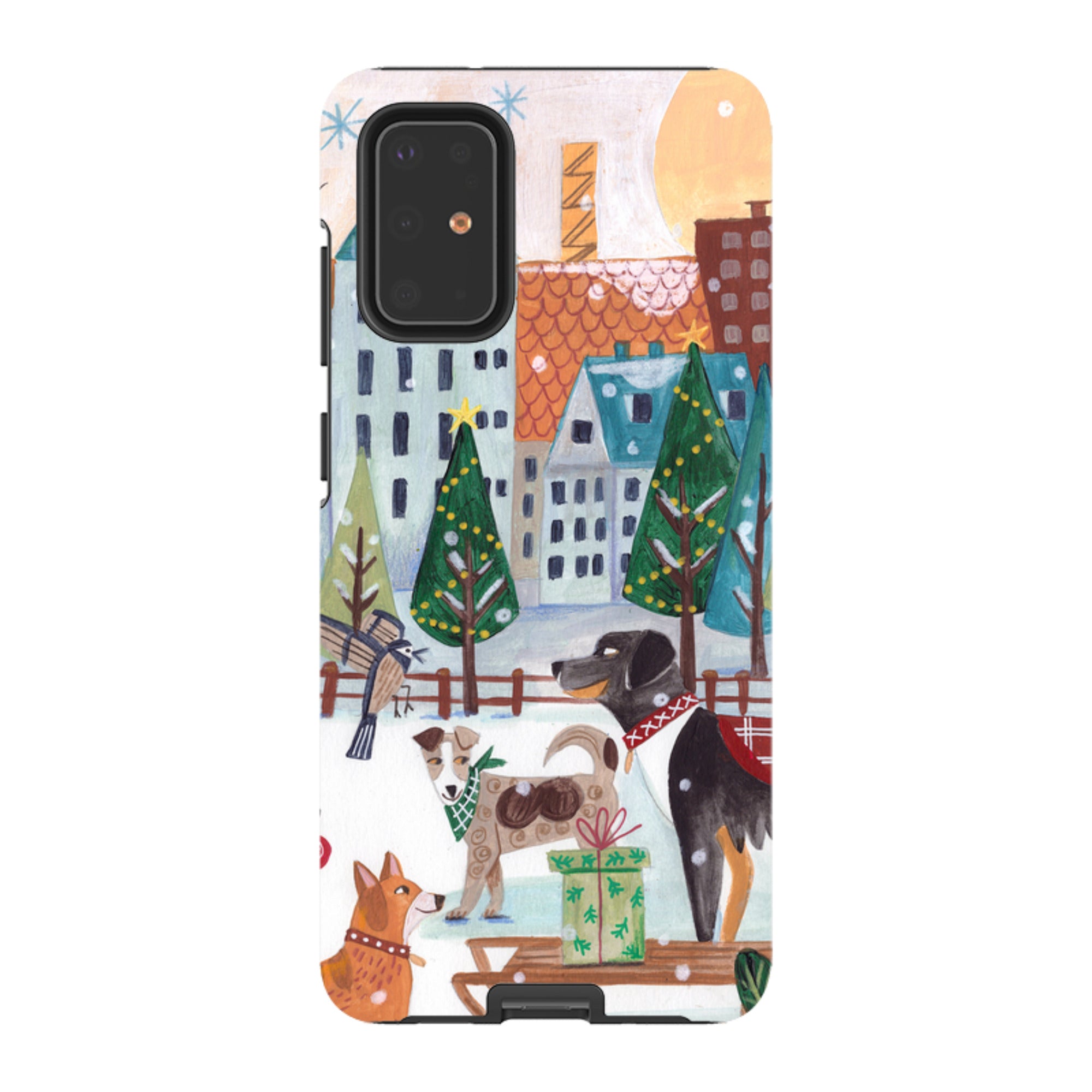 Samsung Tough Case - Christmas Dogs By Caroline Bonne Muller