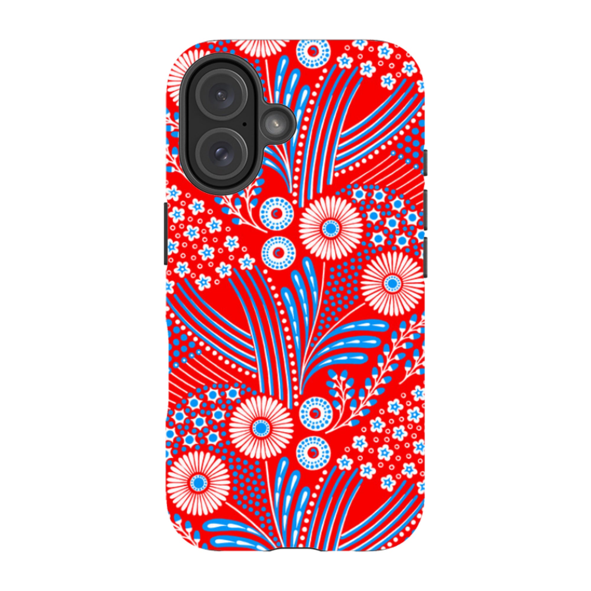 iPhone Tough Case - Red Bouquet By Cressida Bell