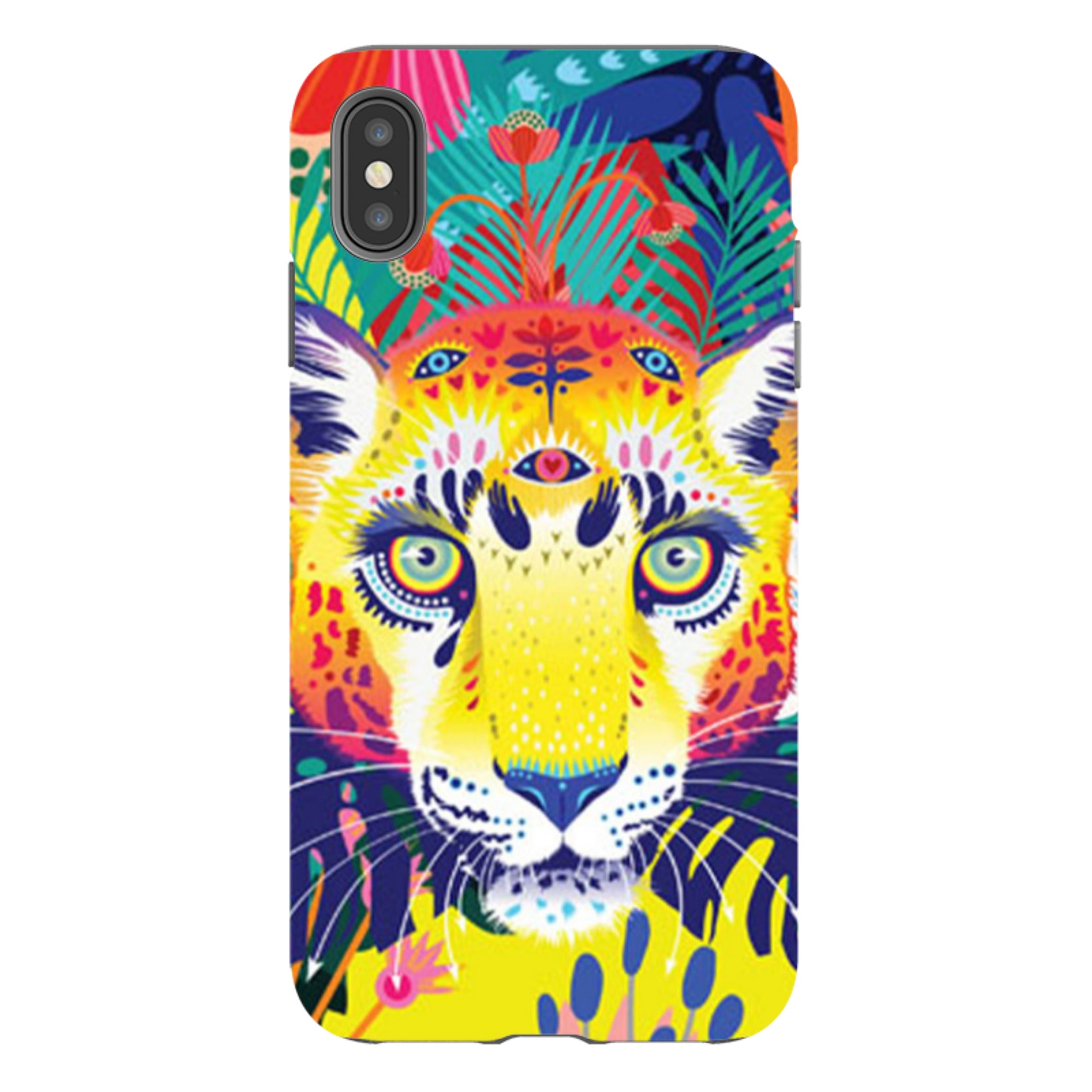 iPhone Tough Case - Leopard By Mia Underwood
