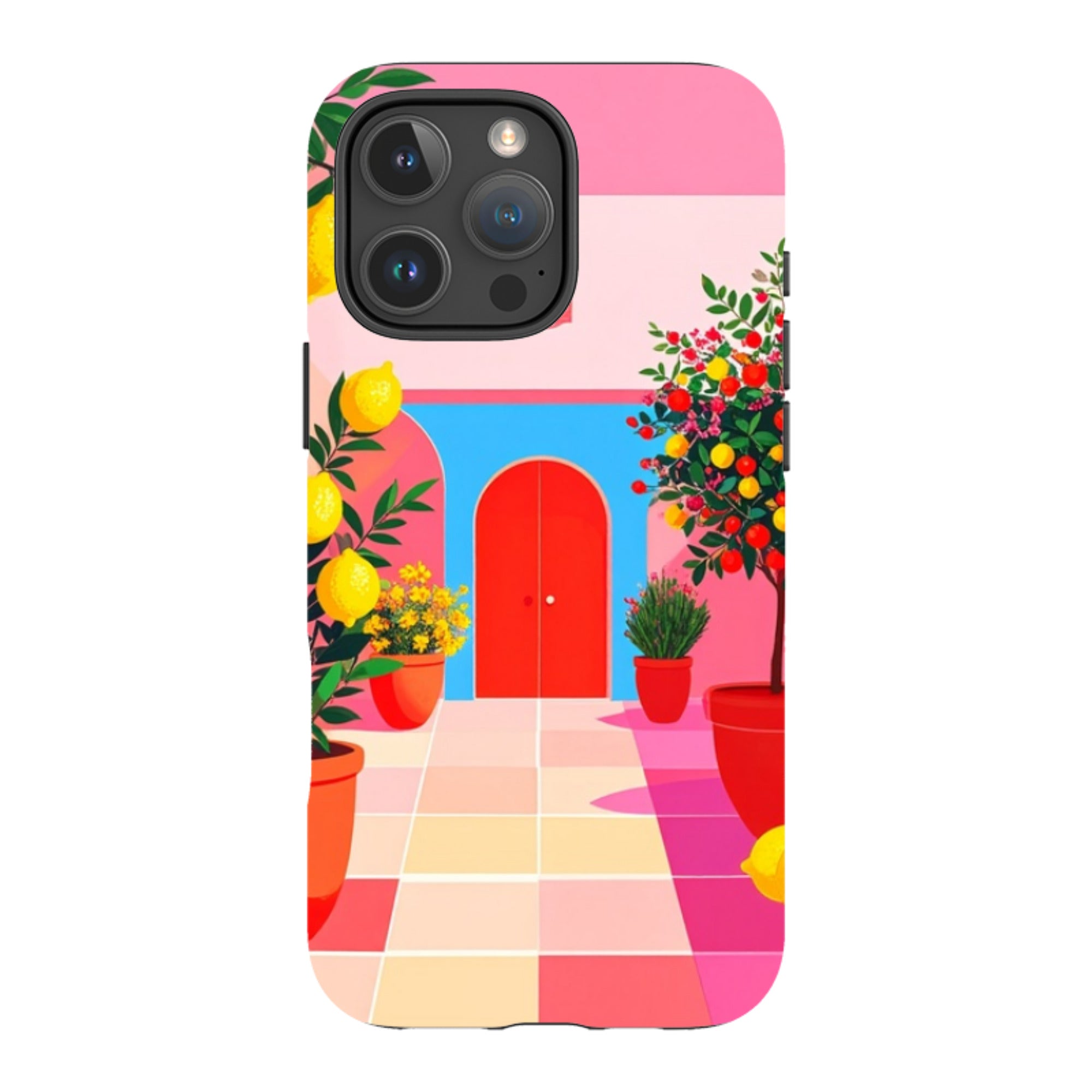 iPhone Tough Case - Red Garden