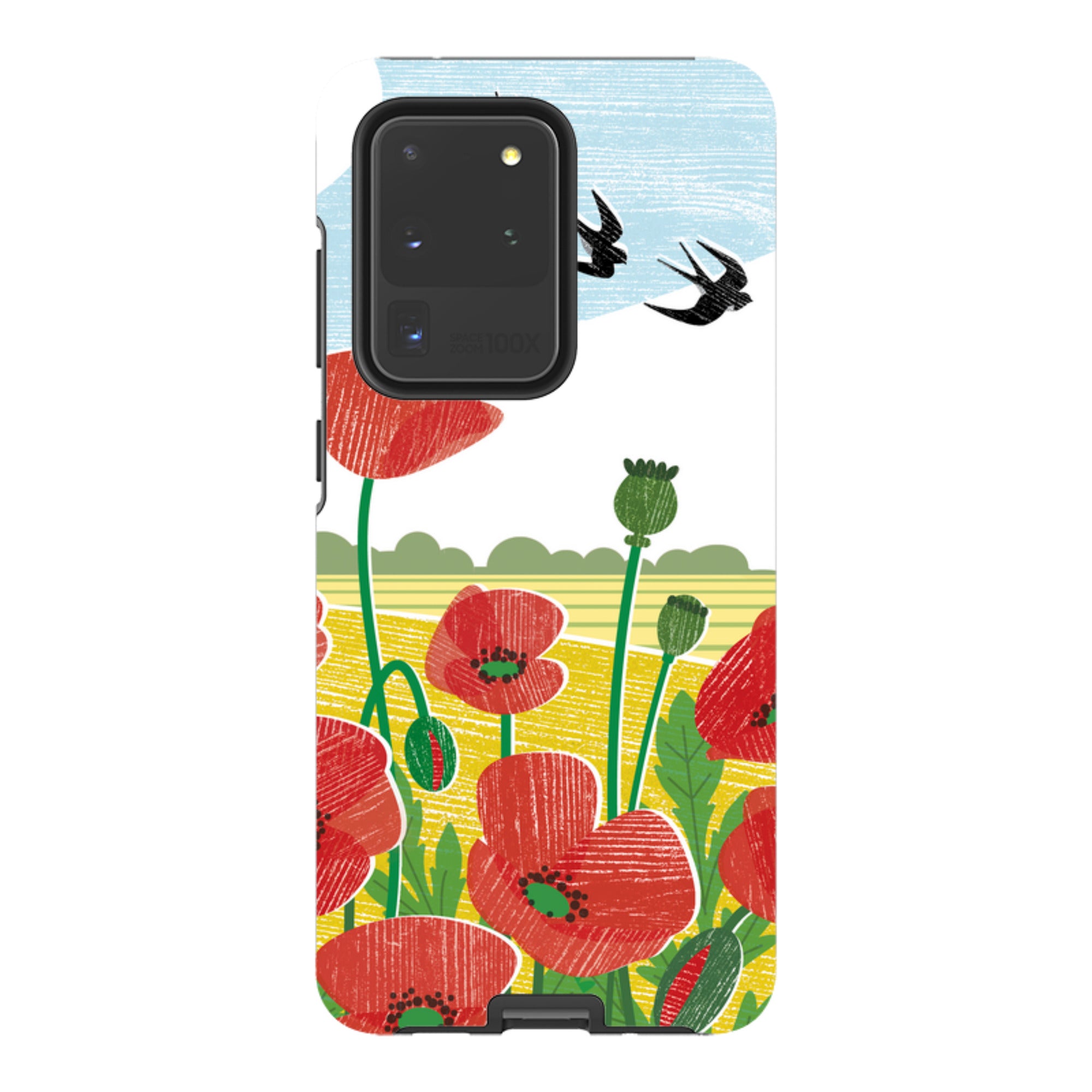 Samsung Tough Case - Poppy Fields By Liane Payne