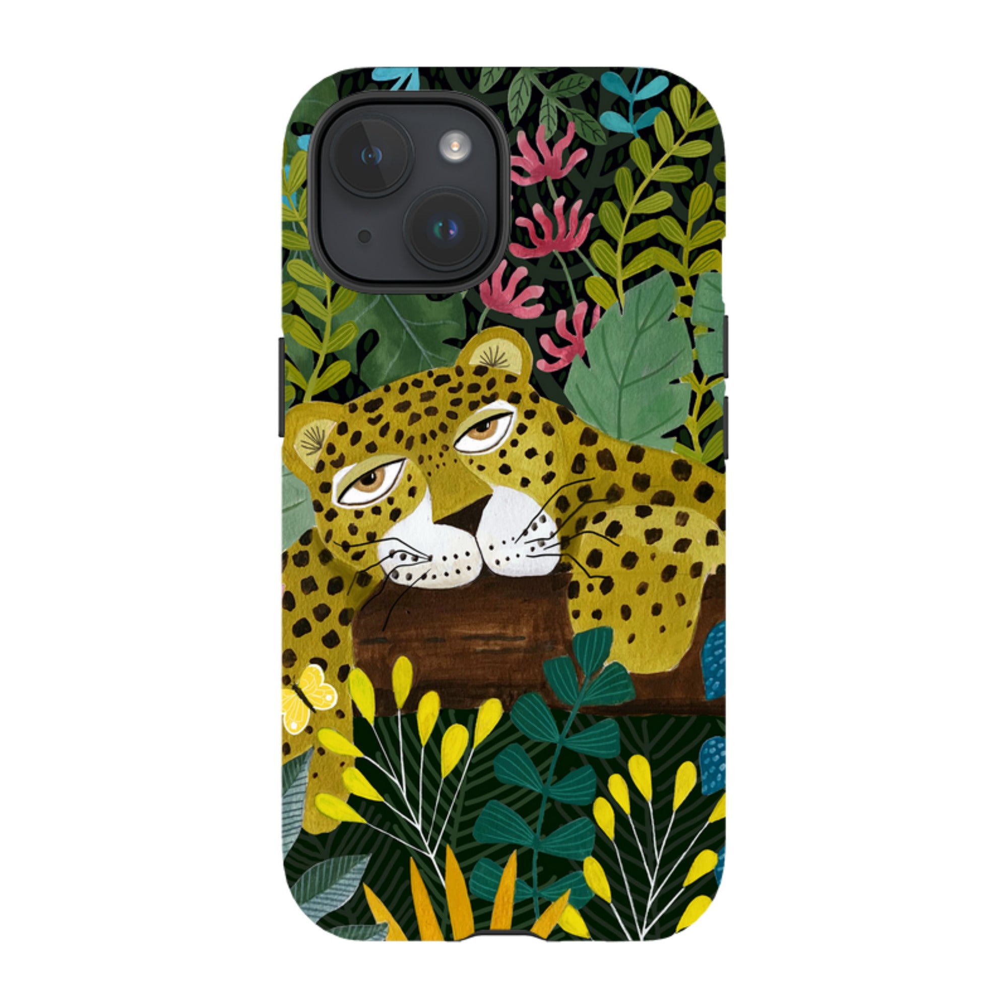 iPhone MagSafe Tough Case - Sleepy Leopard By Bex Parkin