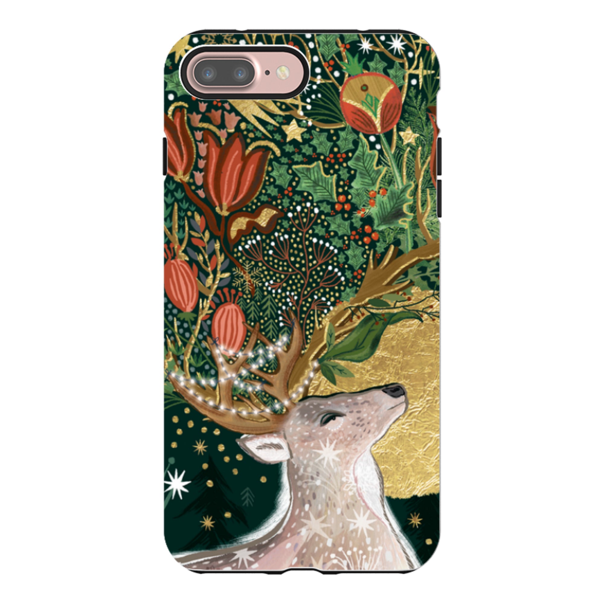 iPhone Tough Case - Winter Deer I By Emma Frances Grant