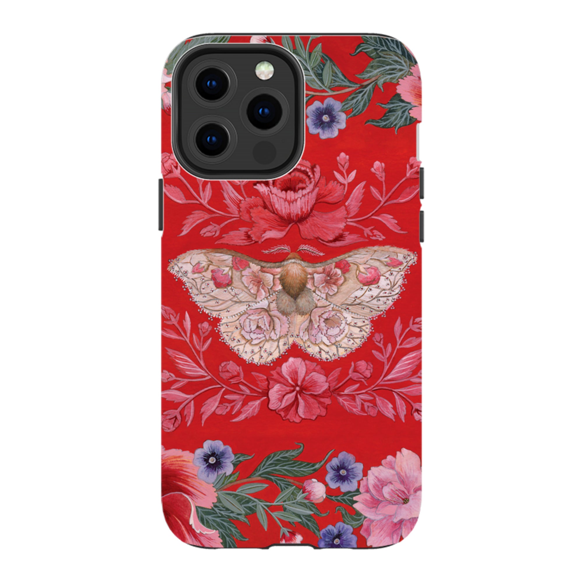 iPhone Tough Case - Blossom Moth By Maria Matos