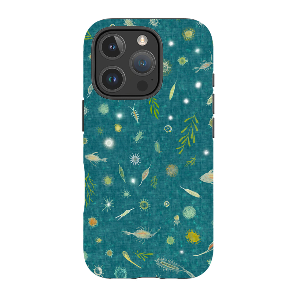 iPhone Tough Case - Plankton Light - Steel Blue By Katherine Quinn