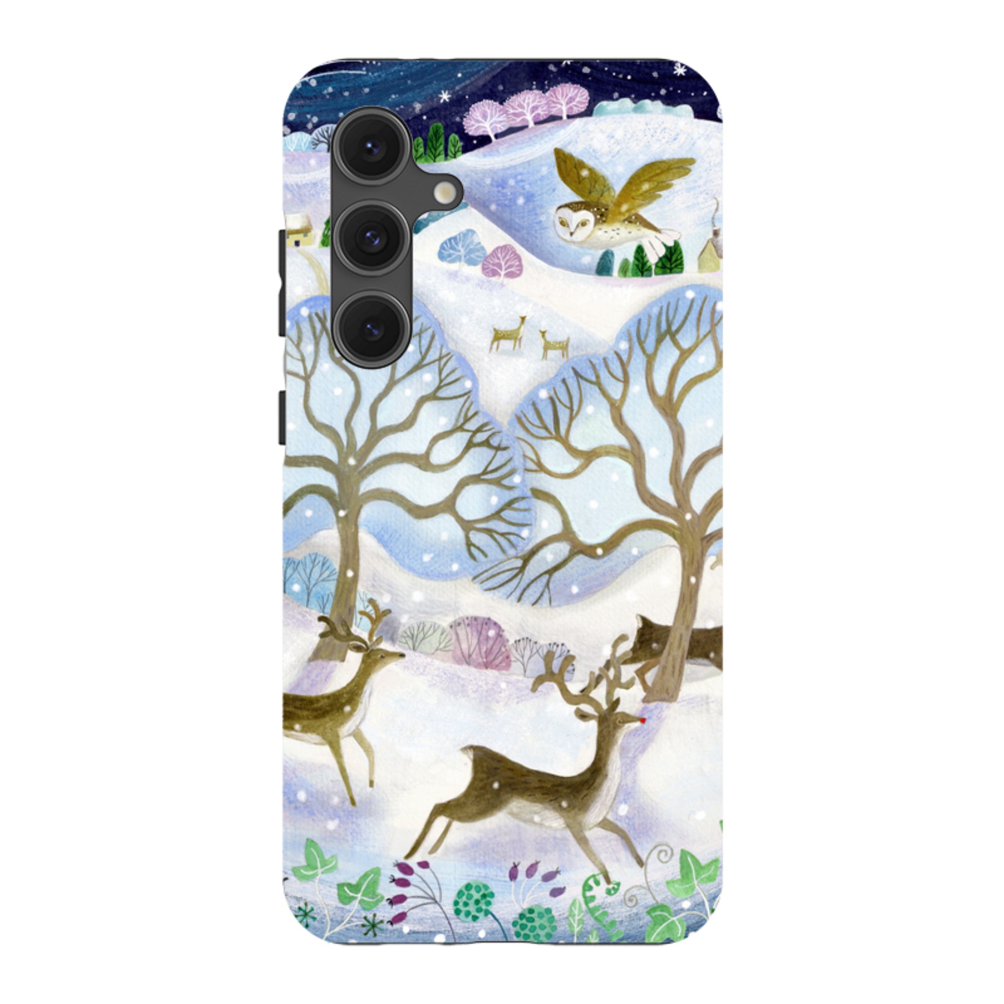Samsung Tough Case - Winter Deer By Bex Parkin