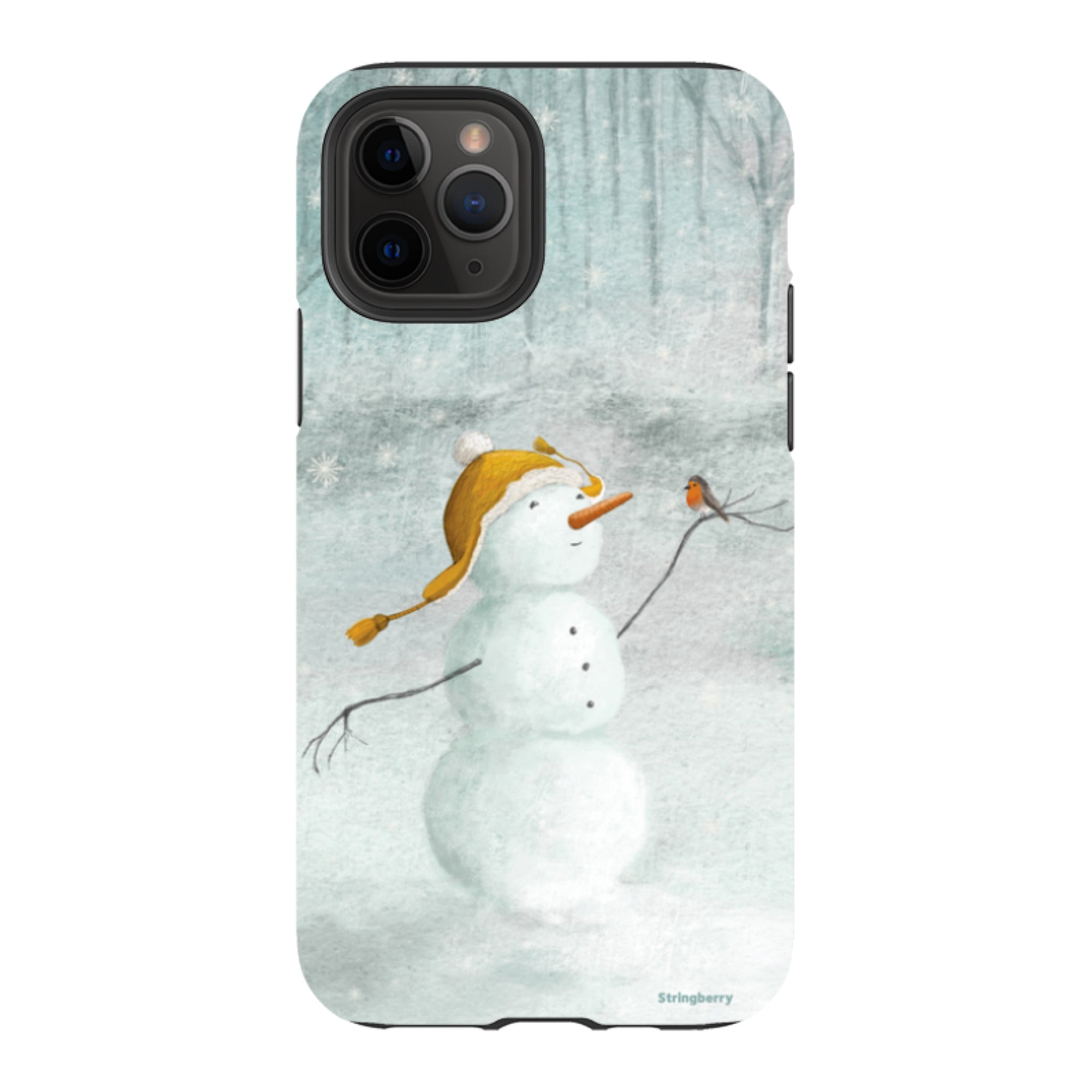 iPhone Tough Case - Snowman By Maja Lindberg