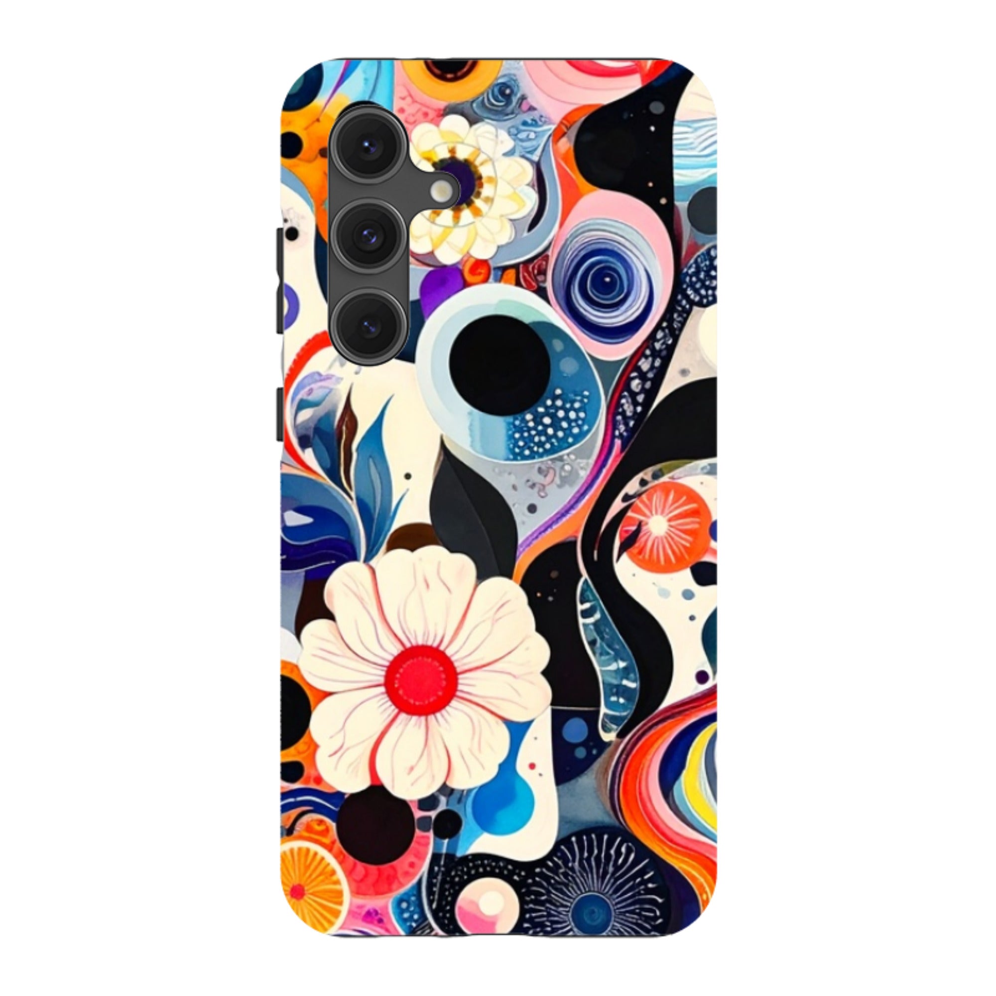 Samsung Tough Case - Floral Marble