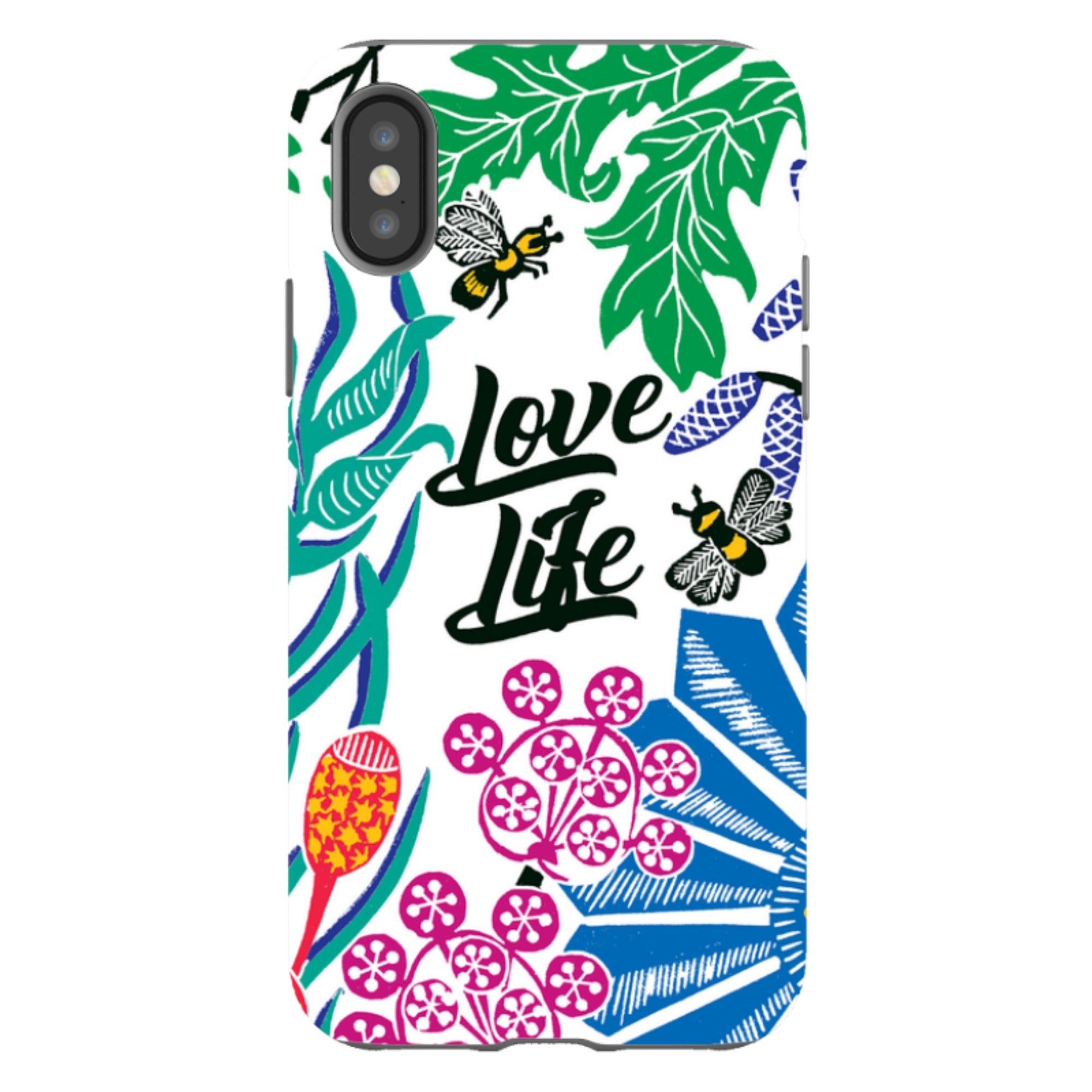 iPhone Tough Case - Love Life By Kate Heiss