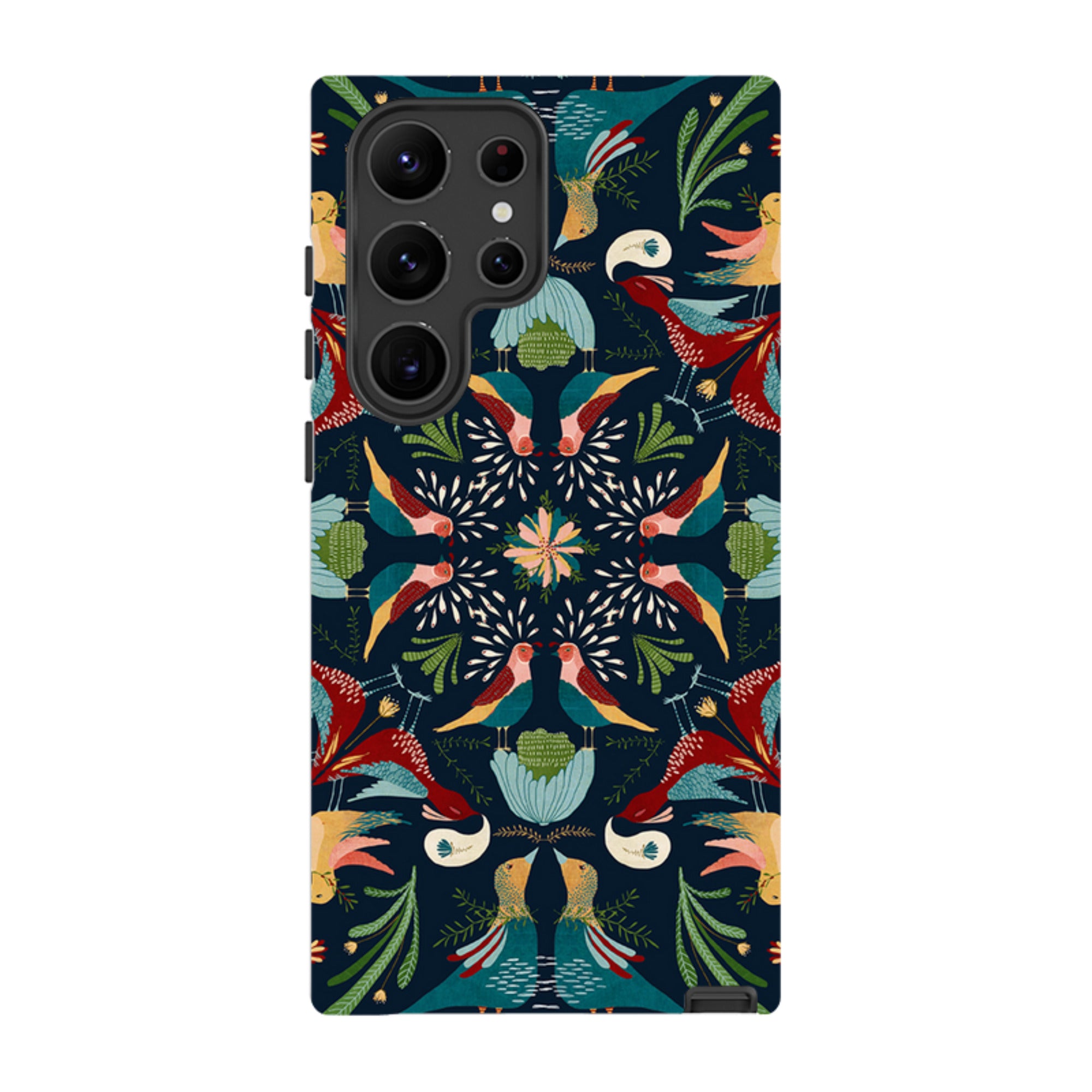 Samsung Tough Case - Navy Hanky By Katherine Quinn