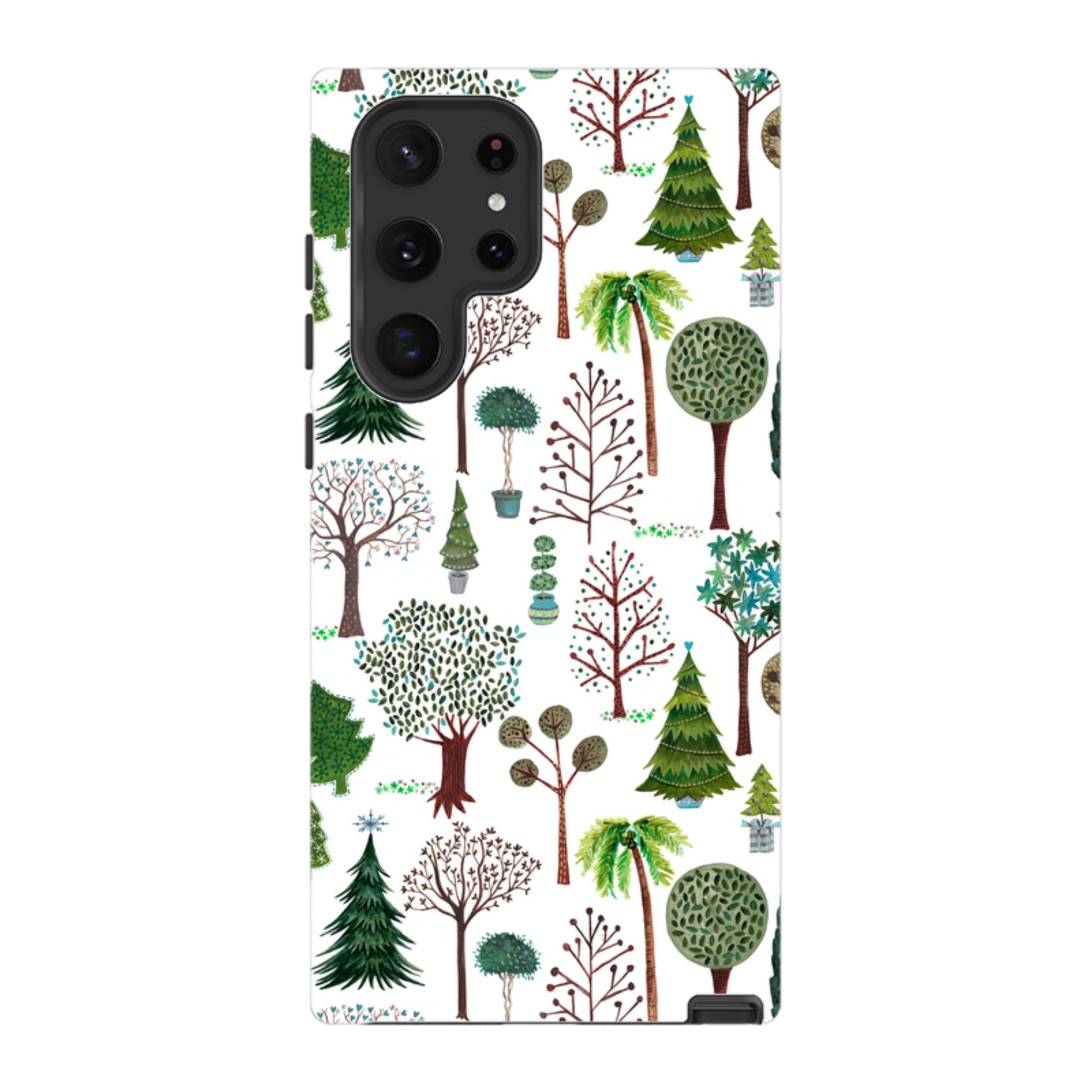 Samsung Tough Case - Xmas Trees By Caroline Bonne Muller