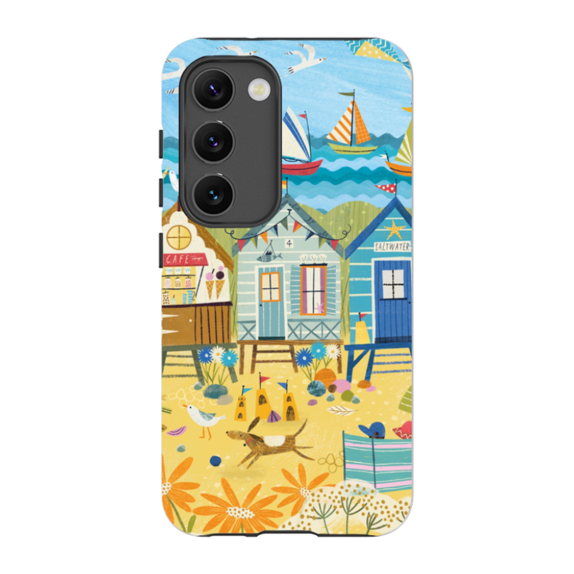Samsung Tough  Case - Beachy Days 1 By Ali Brookes