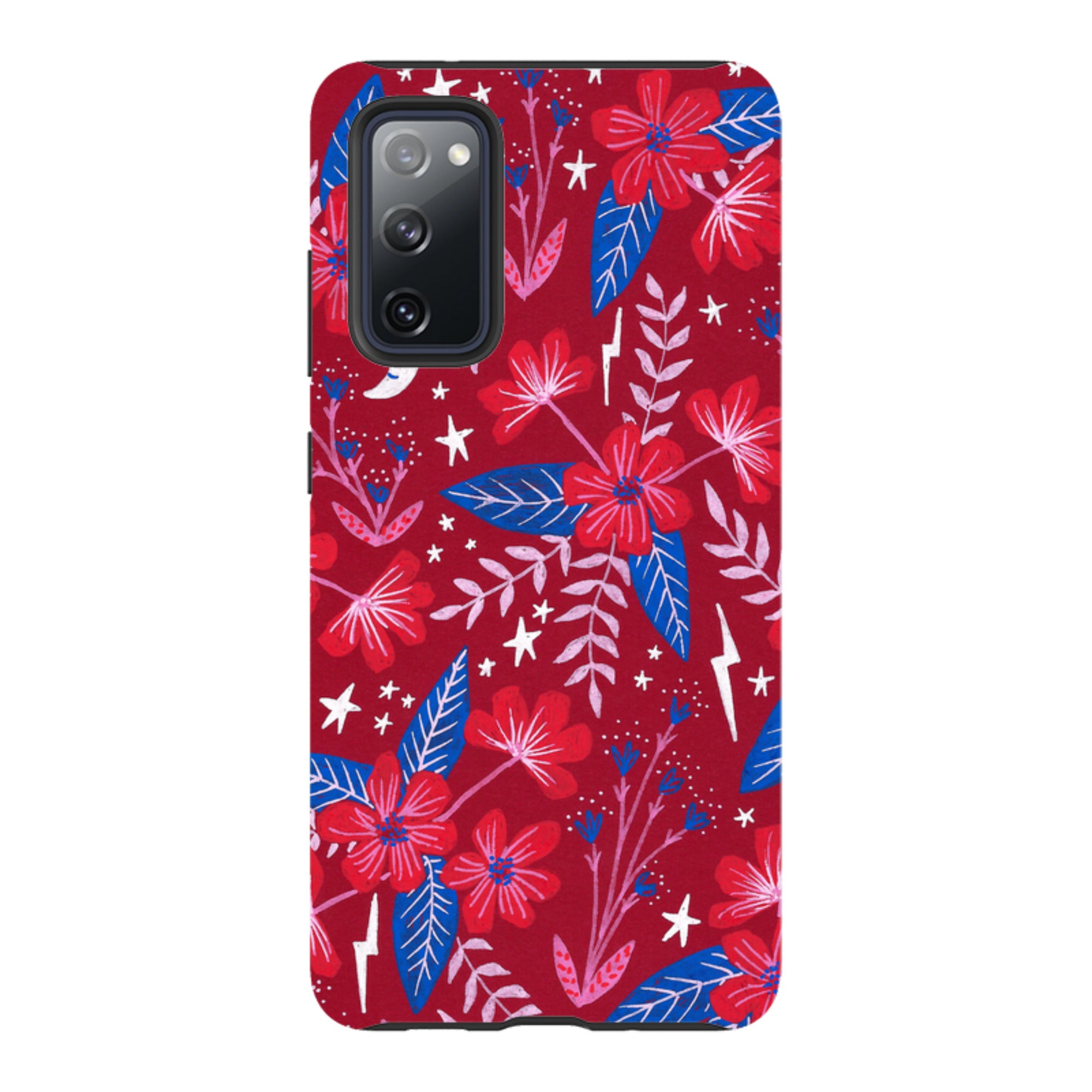 Samsung Tough Case - Red Moon Garden By Lee Foster Wilson
