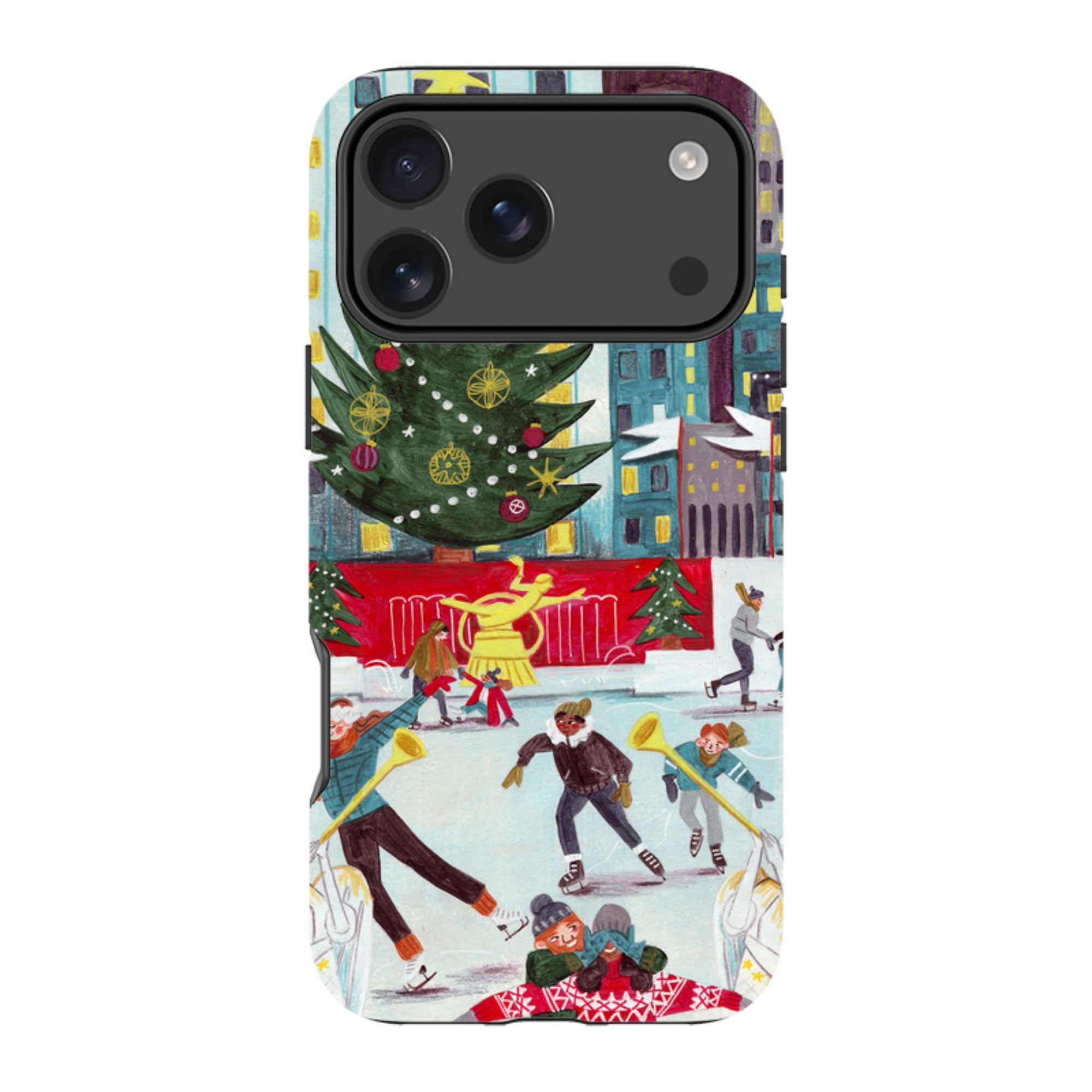 iPhone MagSafe Tough Case -  Xmas In New York By Caroline Bonne Muller