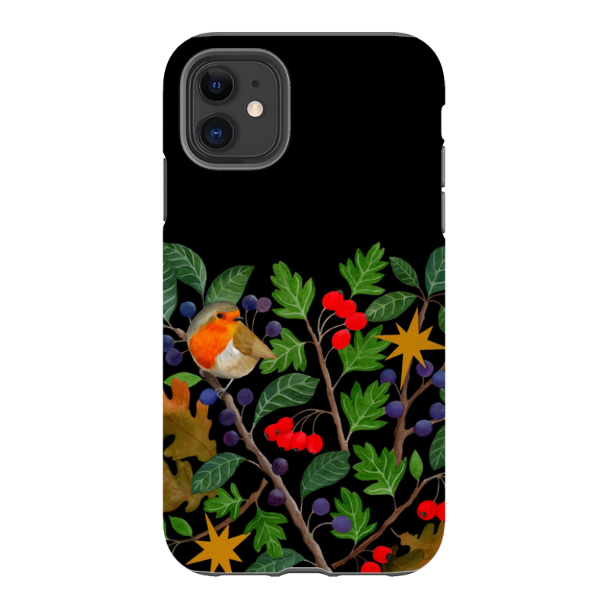 iPhone Tough Case - Sloe Robin By Bex Parkin